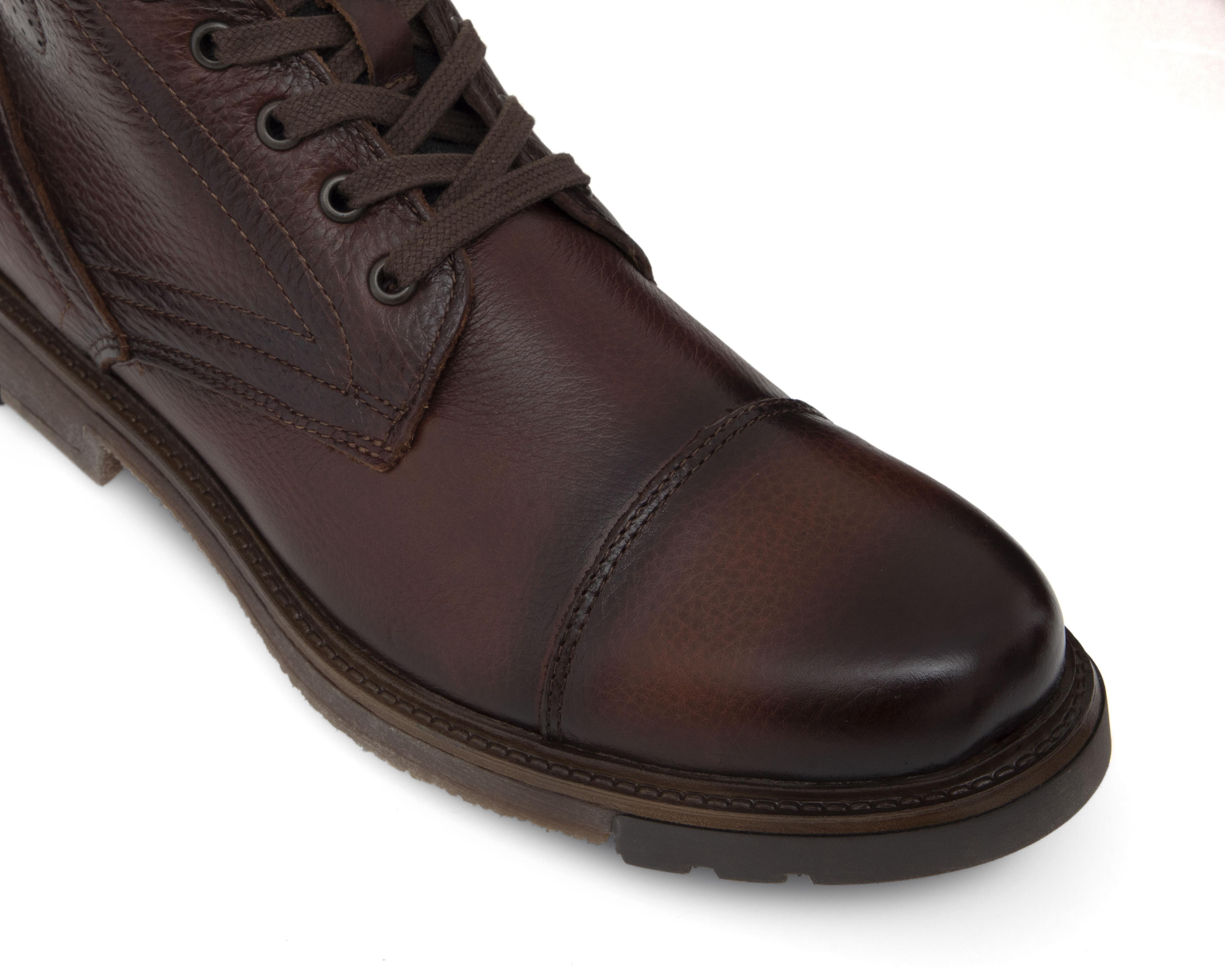 Foto 6 | Botas Casuales Lobo Solo de Piel para Hombre