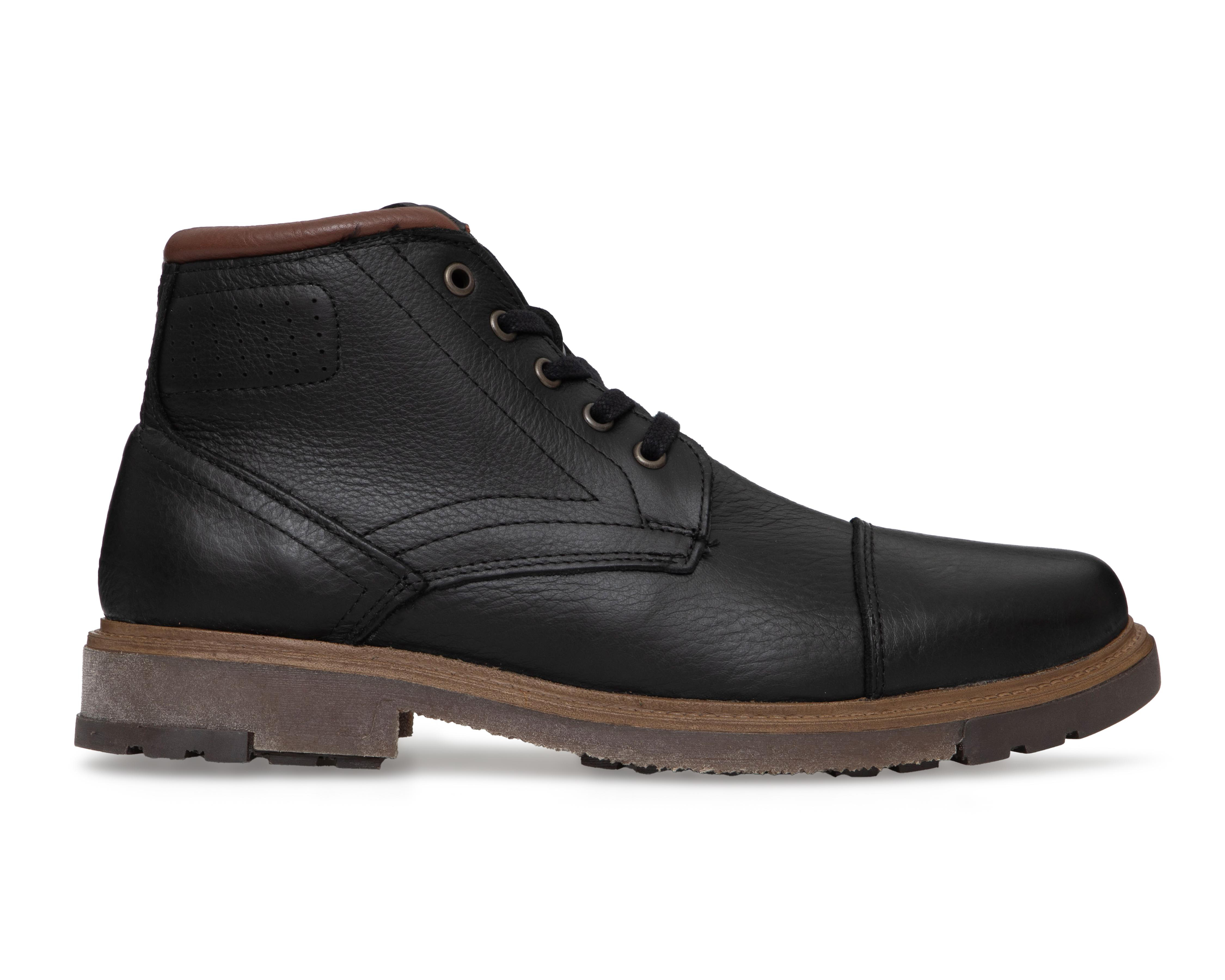 Foto 3 pulgar | Botines Casuales Lobo Solo Roke de Piel para Hombre