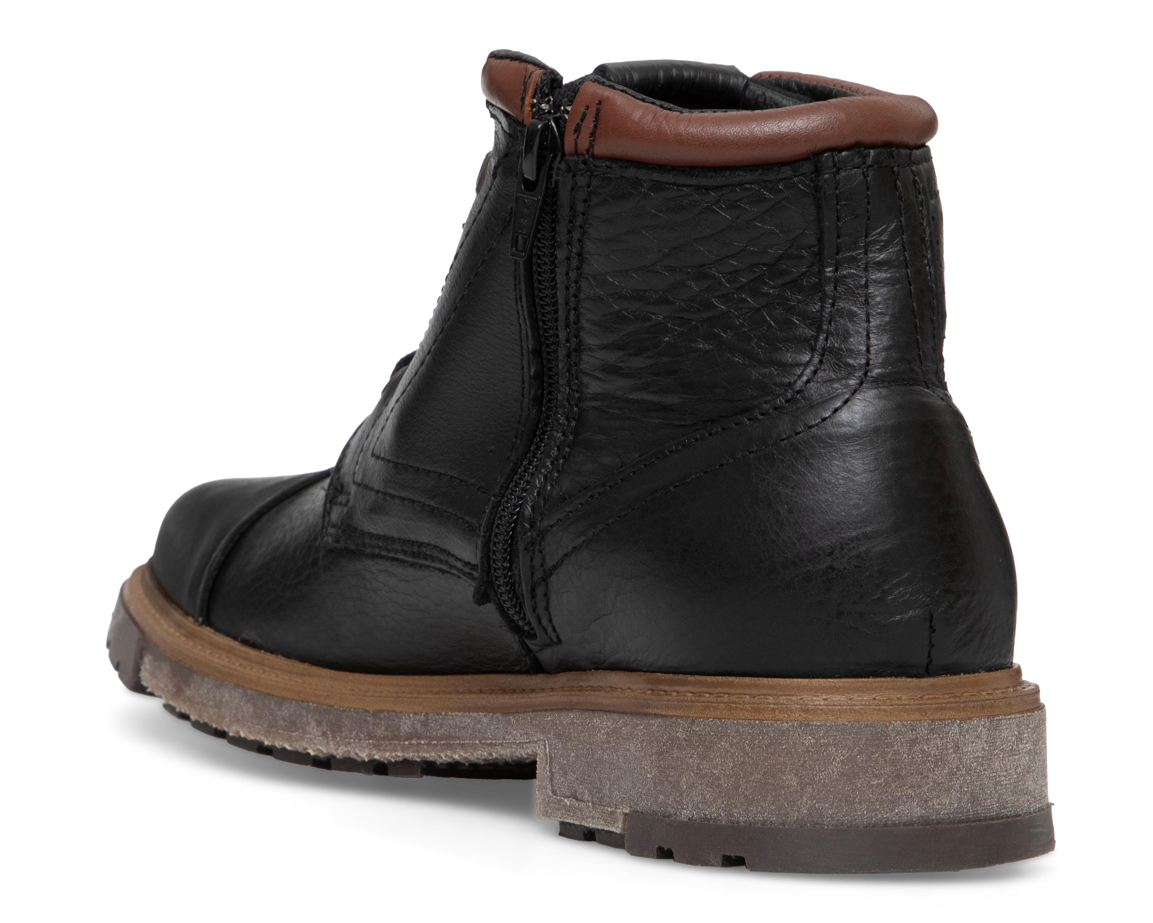 Foto 4 pulgar | Botines Casuales Lobo Solo Roke de Piel para Hombre