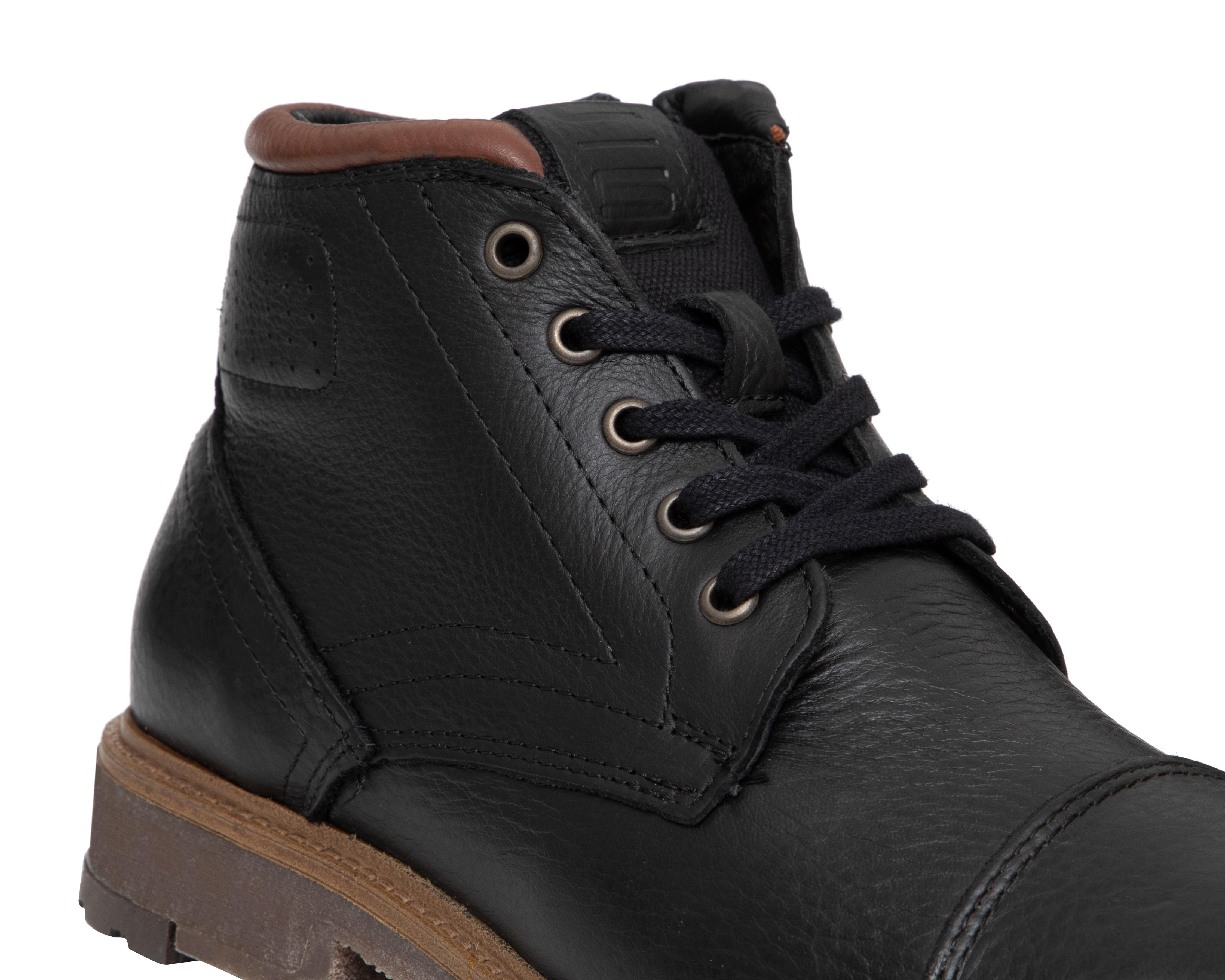 Foto 6 | Botines Casuales Lobo Solo Roke de Piel para Hombre