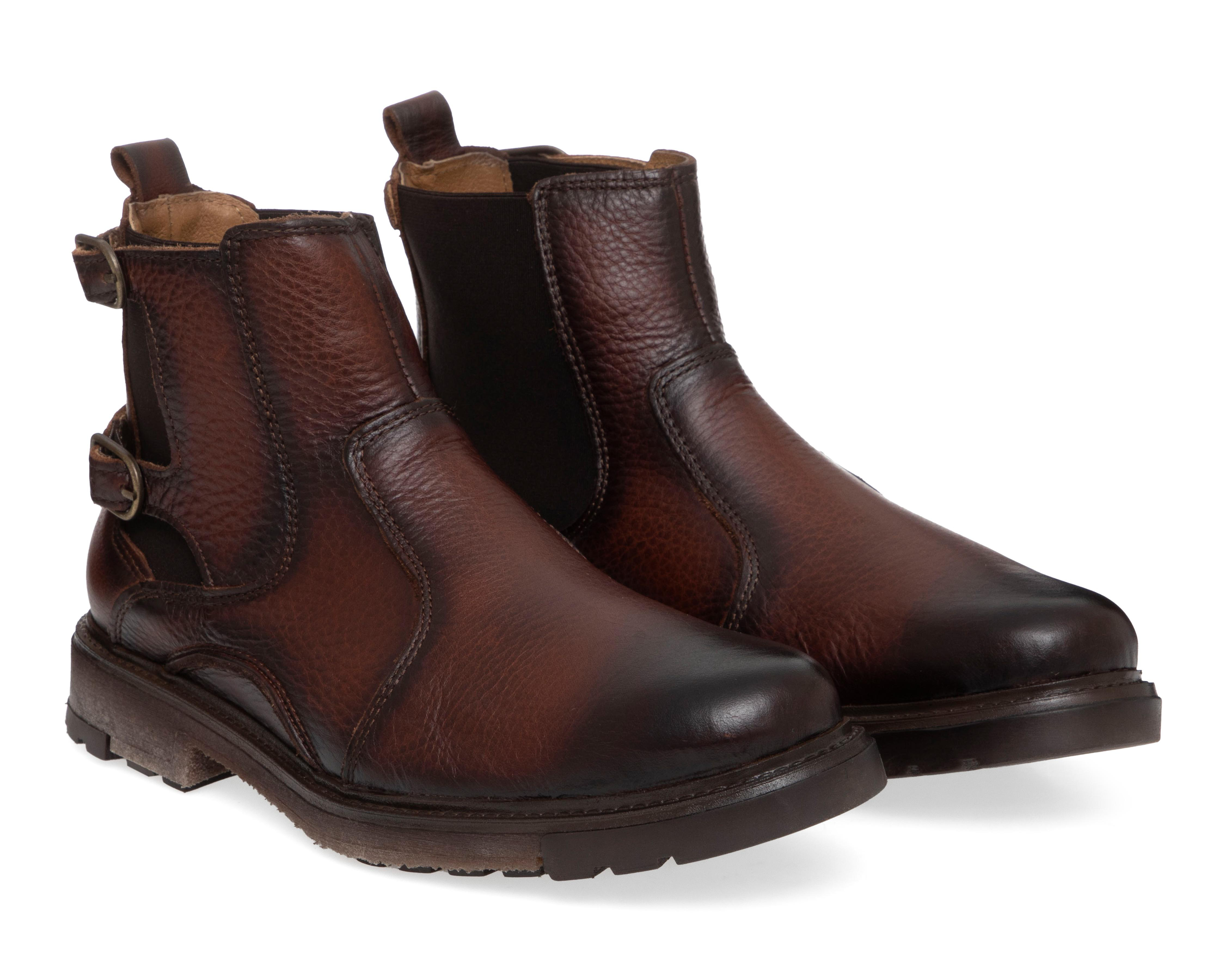 Foto 2 pulgar | Botas Casuales Lobo Solo Roke de Piel para Hombre