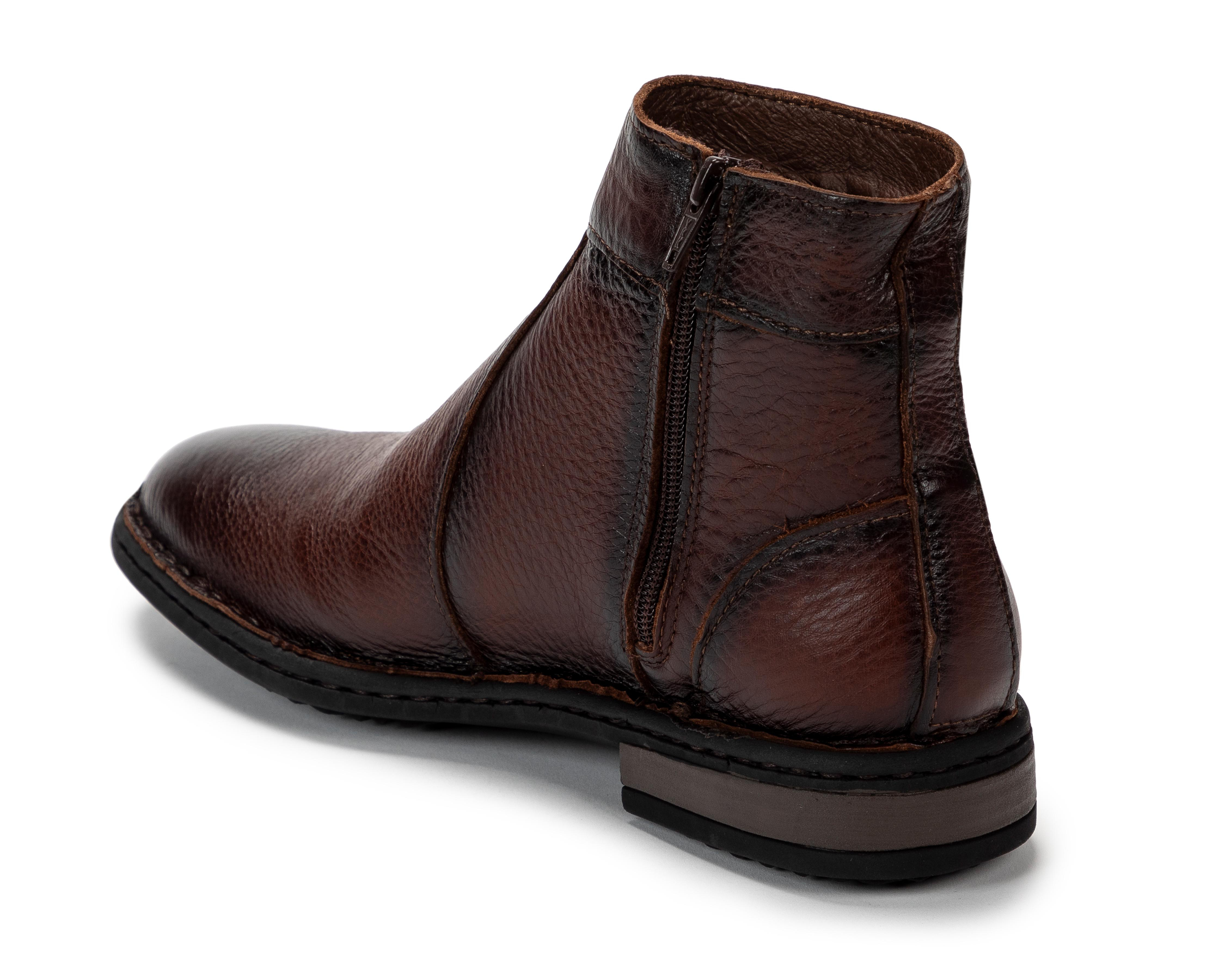 Foto 4 pulgar | Botas Casuales Lobo Solo de Piel para Hombre