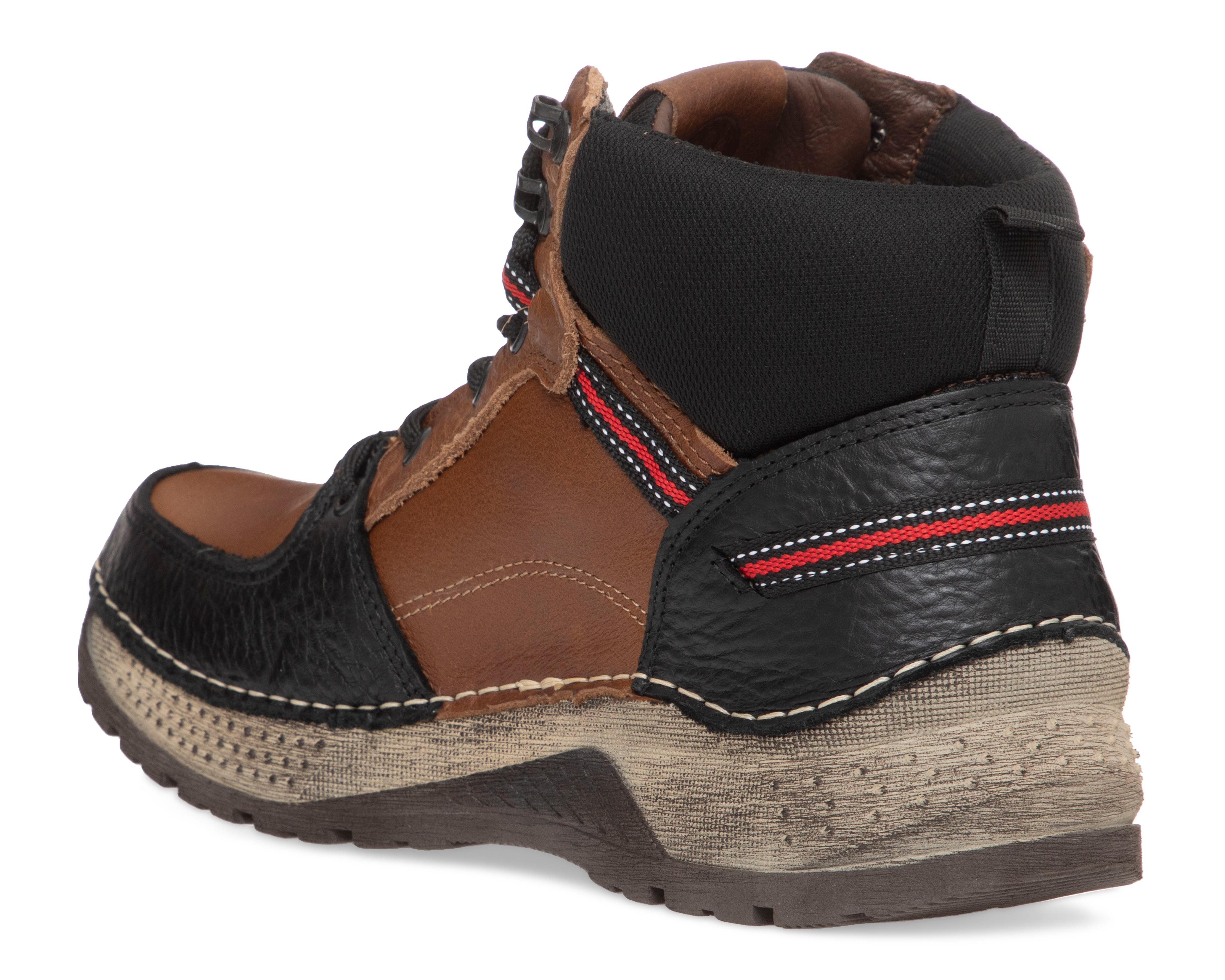 Foto 4 pulgar | Botas Outdoor Lobo Solo de Piel para Hombre