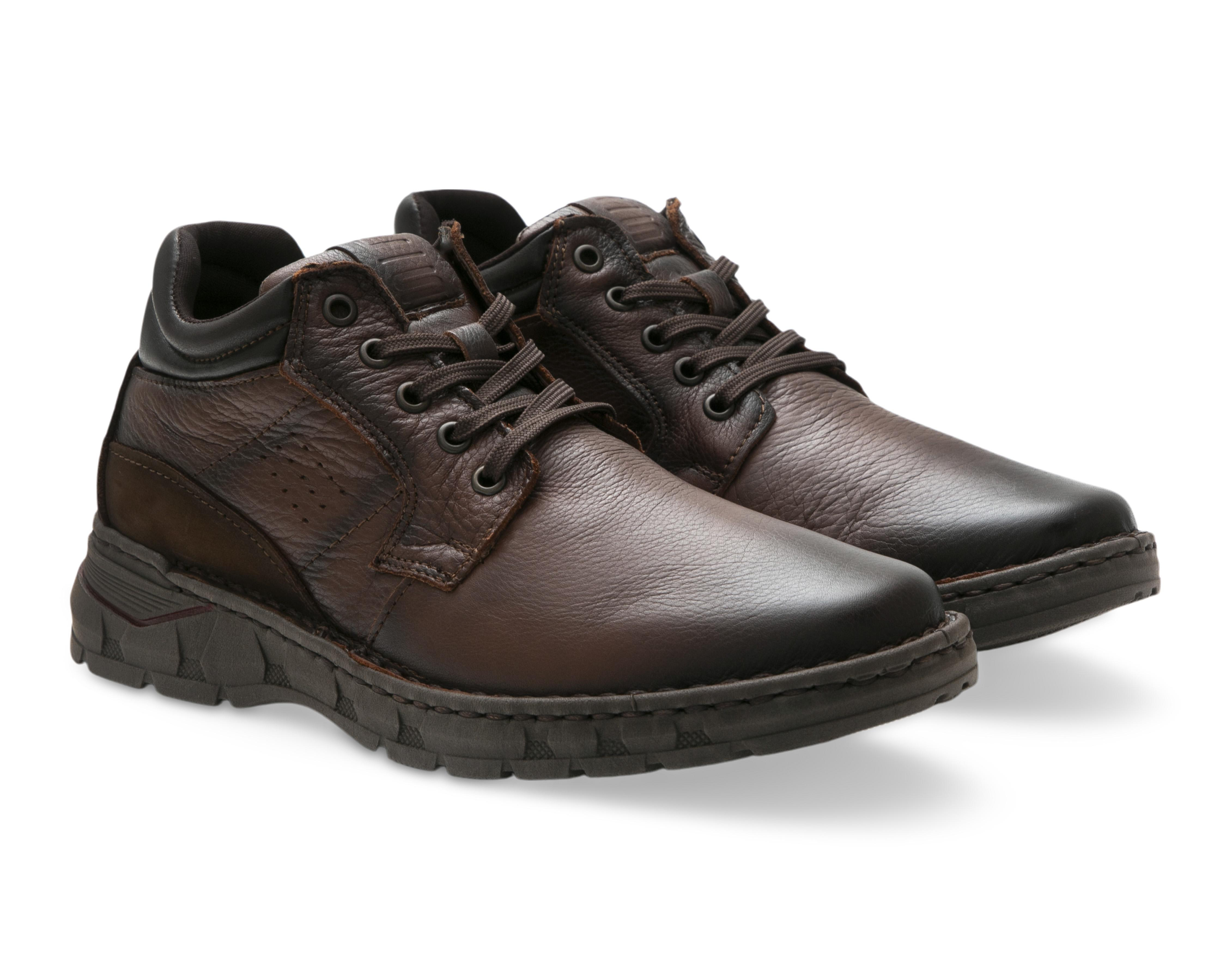 Foto 2 pulgar | Botines Confort Lobo Solo Cervo de Piel para Hombre