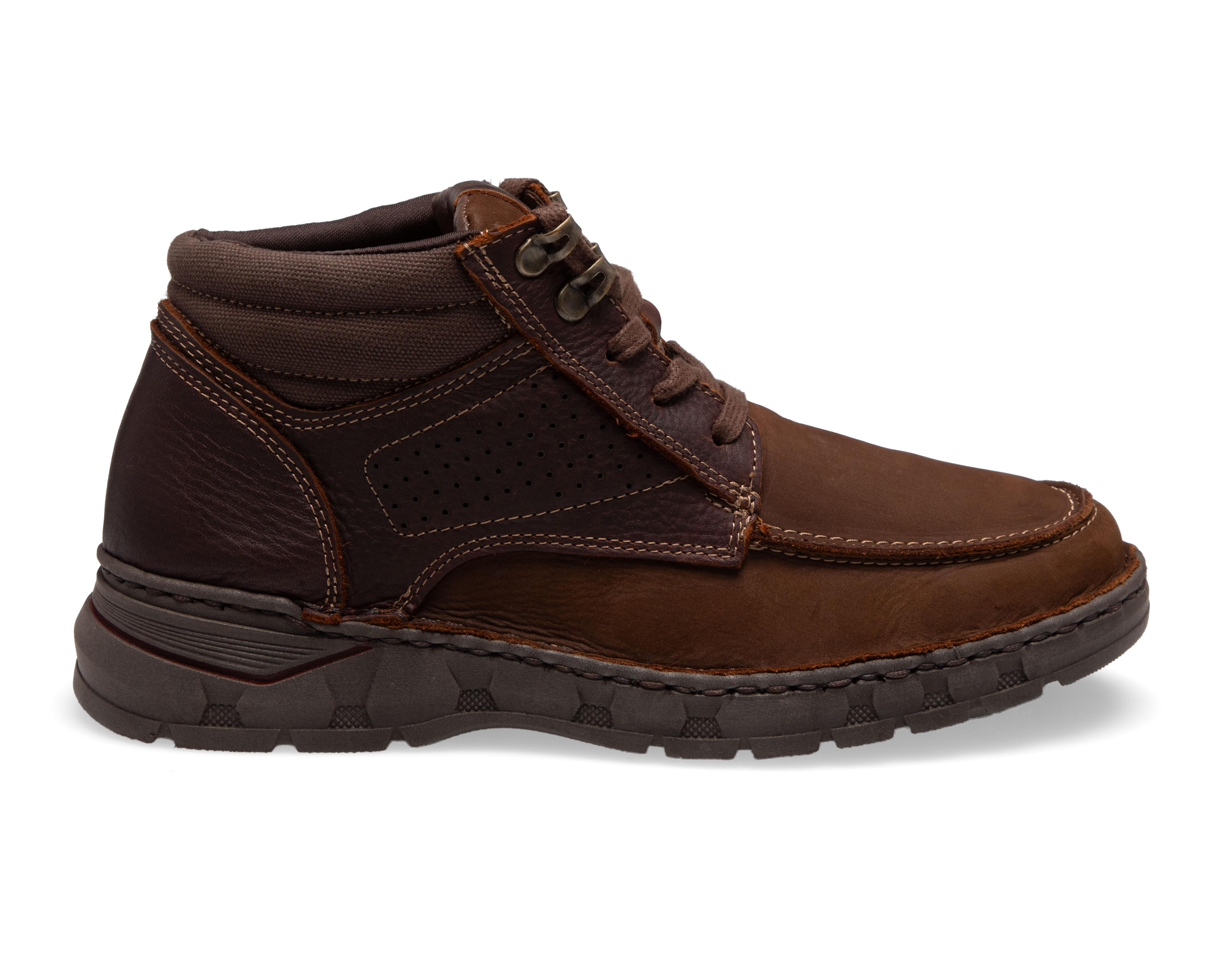 Foto 3 pulgar | Botas Confort Lobo Solo de Piel para Hombre