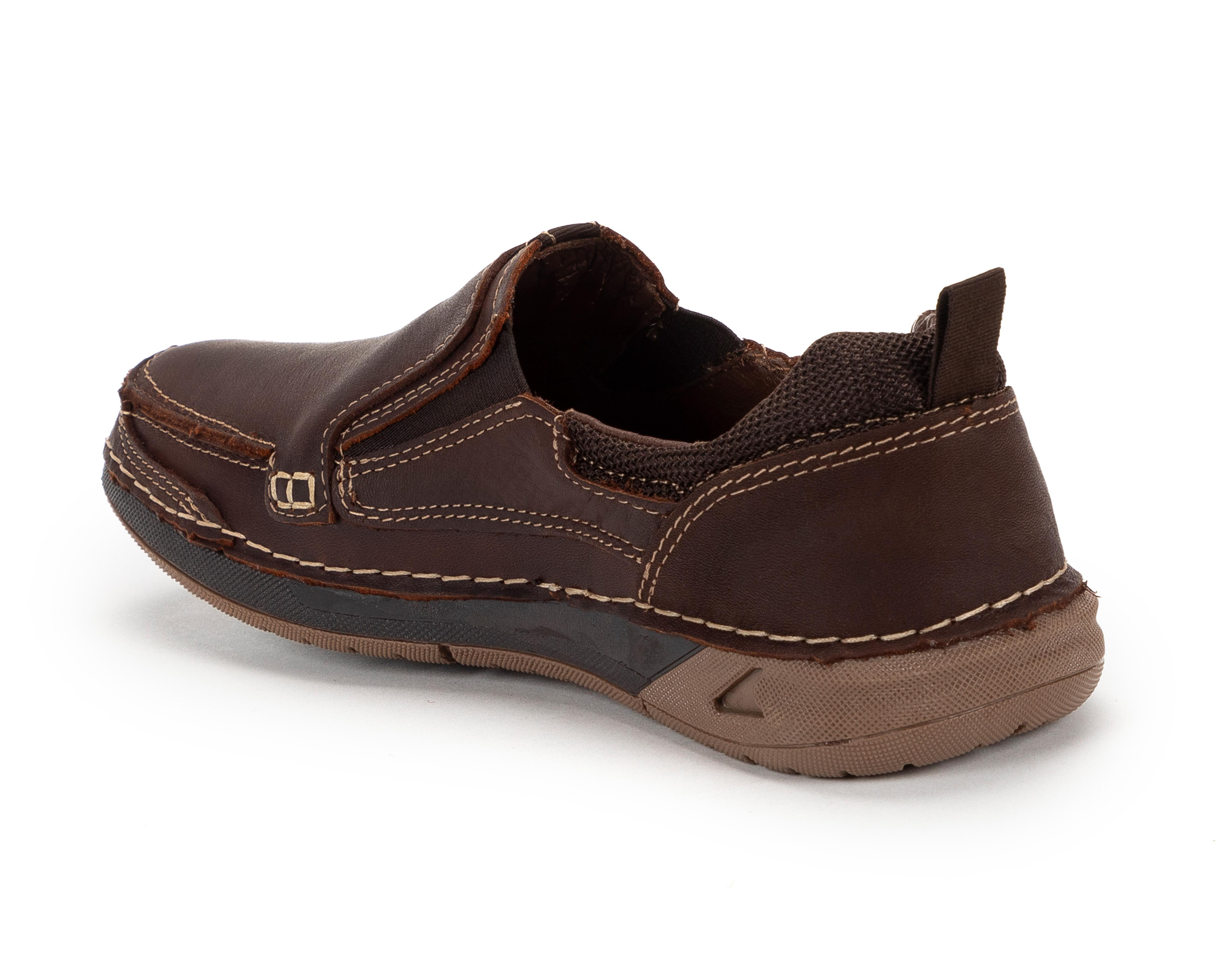 Foto 4 pulgar | Mocasines Lobo Solo de Piel para Hombre