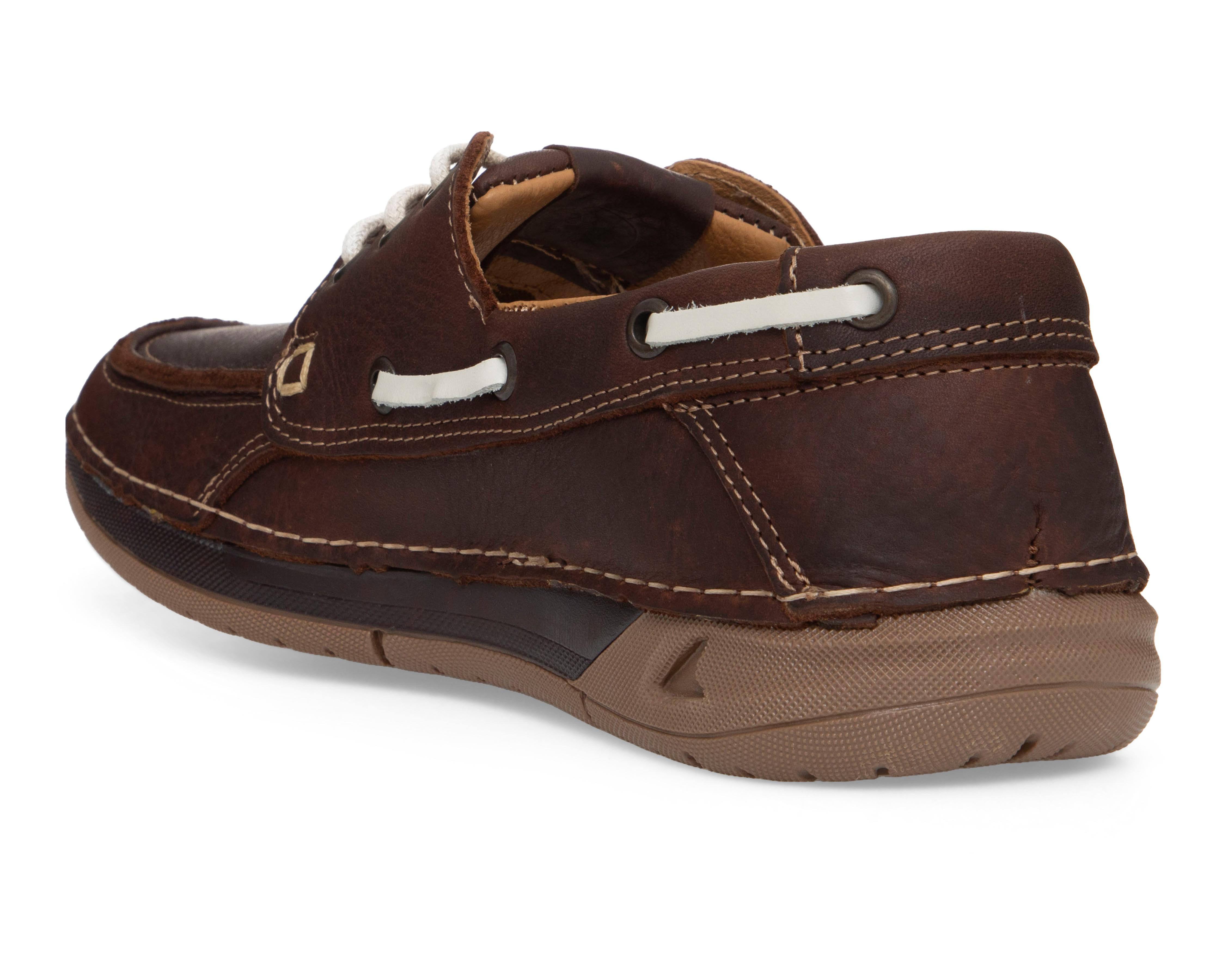 Foto 4 pulgar | Mocasines Confort Lobo Solo de Piel para Hombre