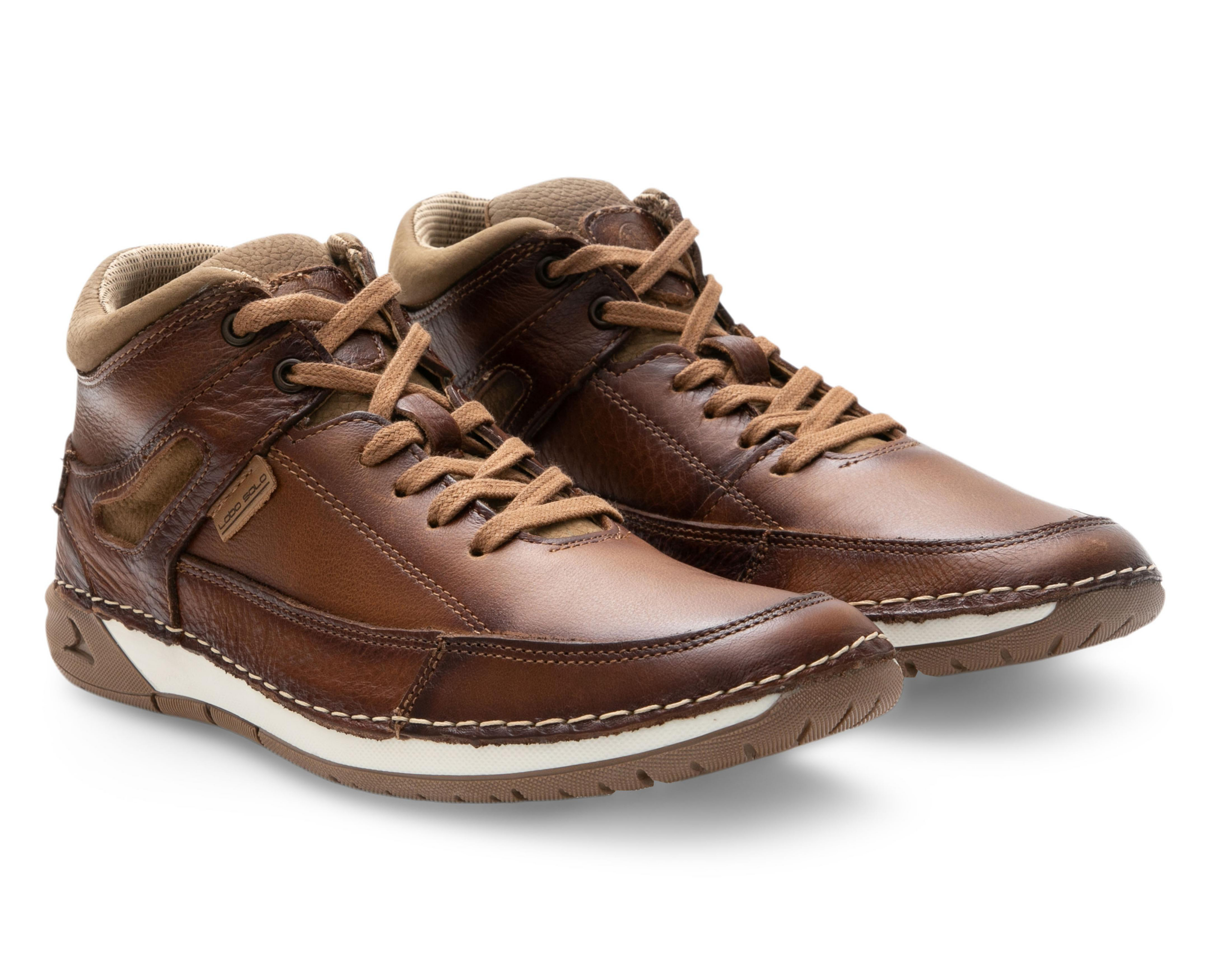 Foto 1 | Botines Confort Lobo Solo Toledo de Piel para Hombre