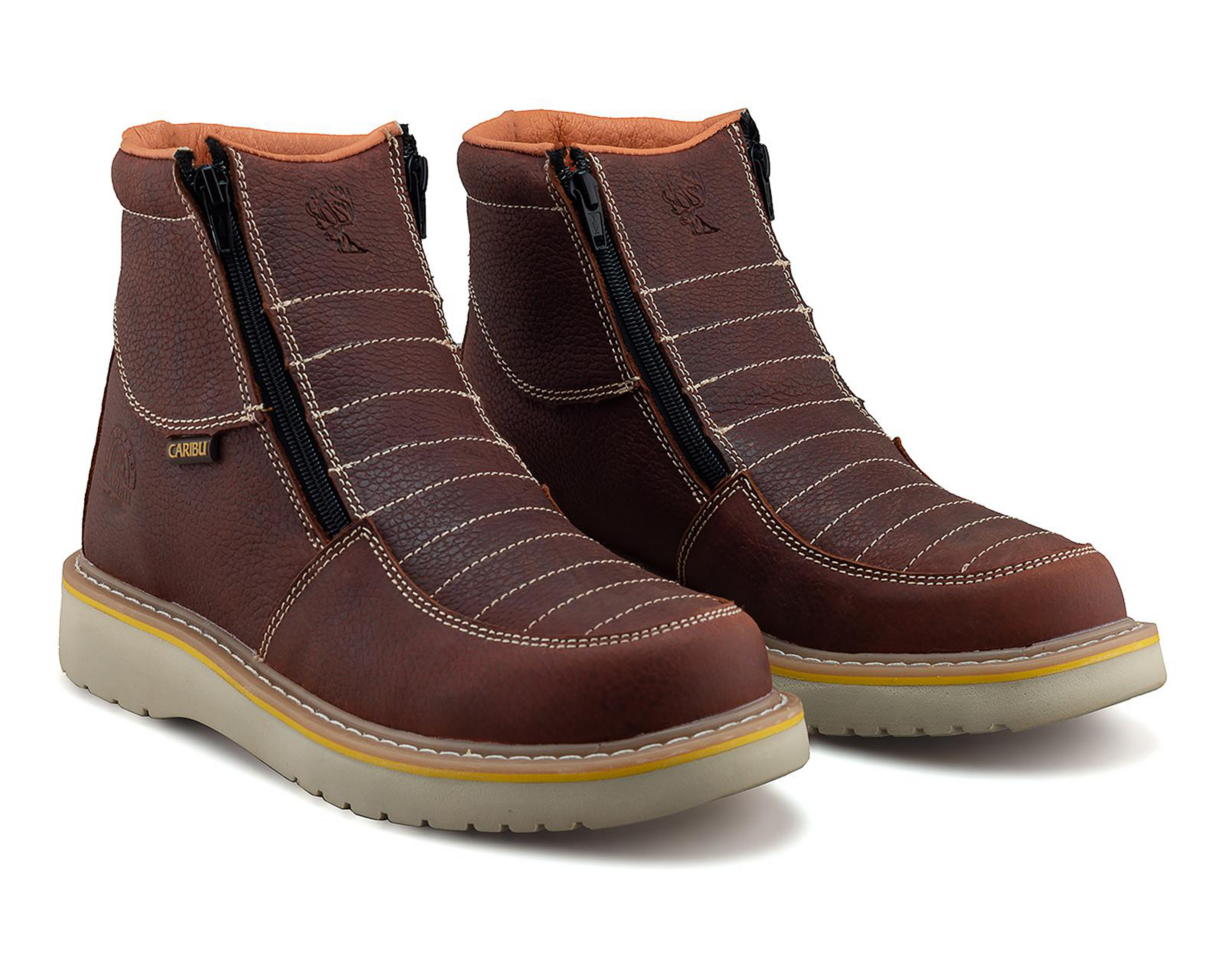 Botas de Trabajo Caribu 371P Floter de Piel para Hombre $1,129