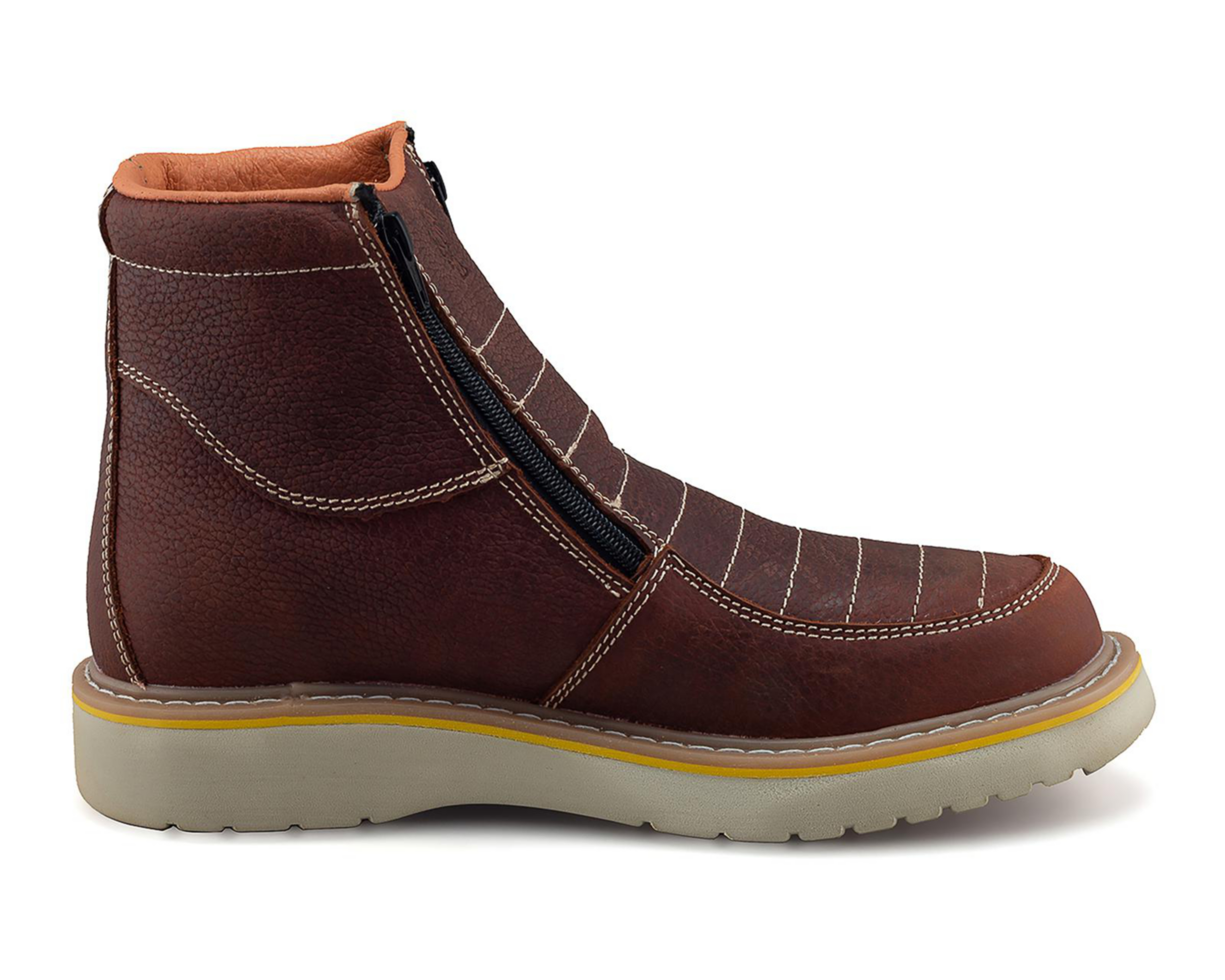 Foto 4 | Botas de Trabajo Caribu 371P Floter de Piel para Hombre