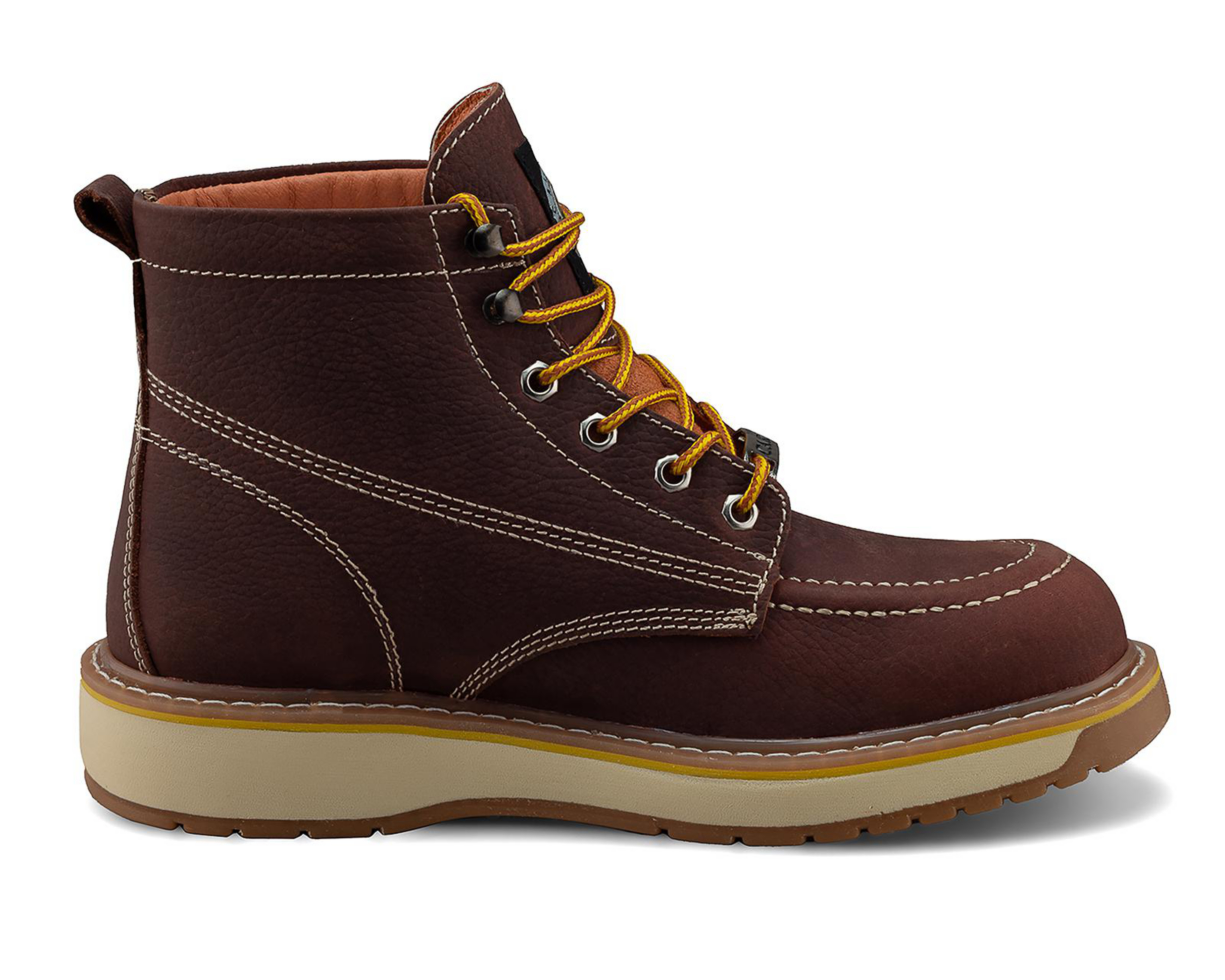 Foto 4 | Botas de Trabajo Caribu 363-E Floter de Piel para Hombre