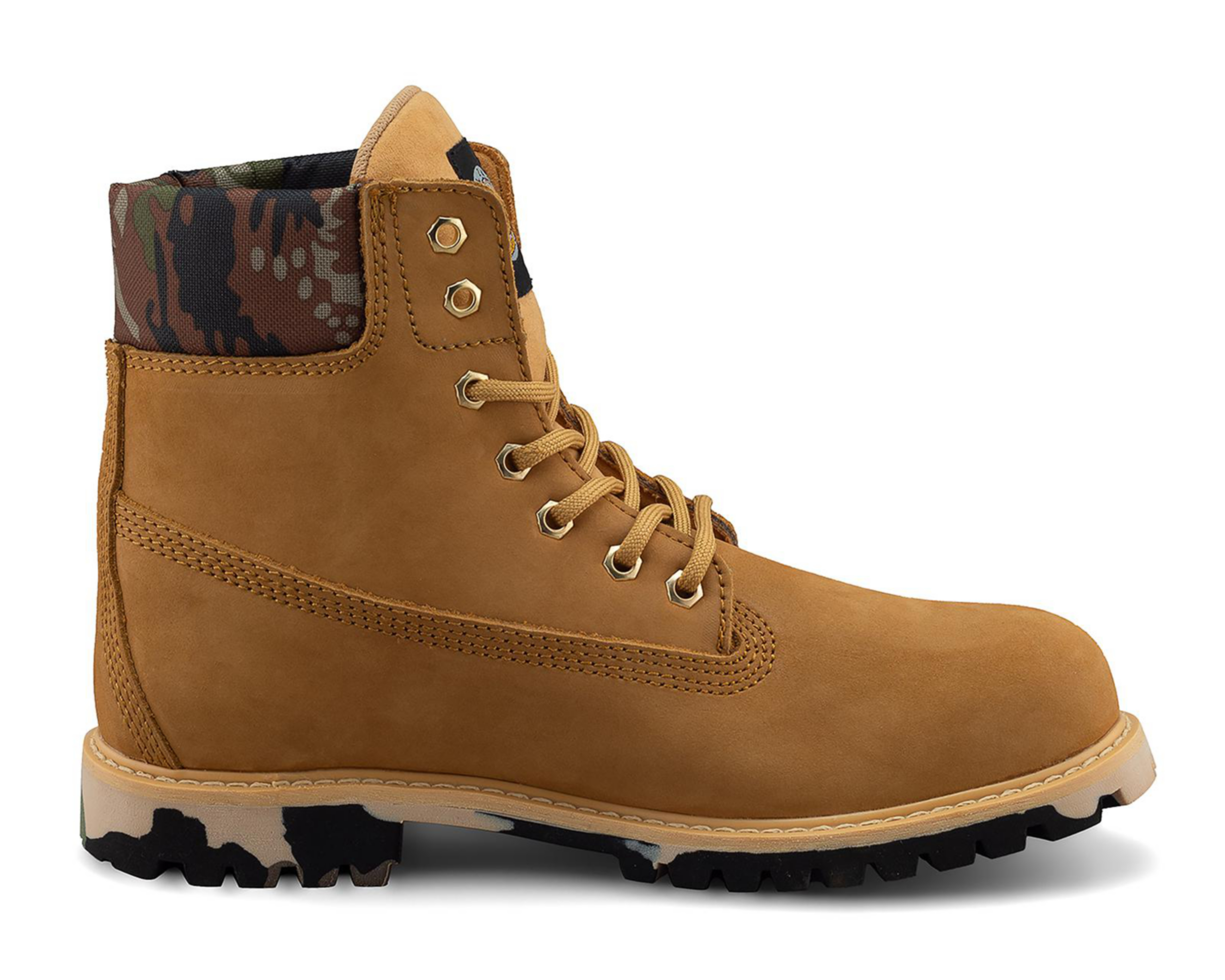 Foto 5 pulgar | Botas de Trabajo Caribu 784-I Nubuck de Piel para Hombre