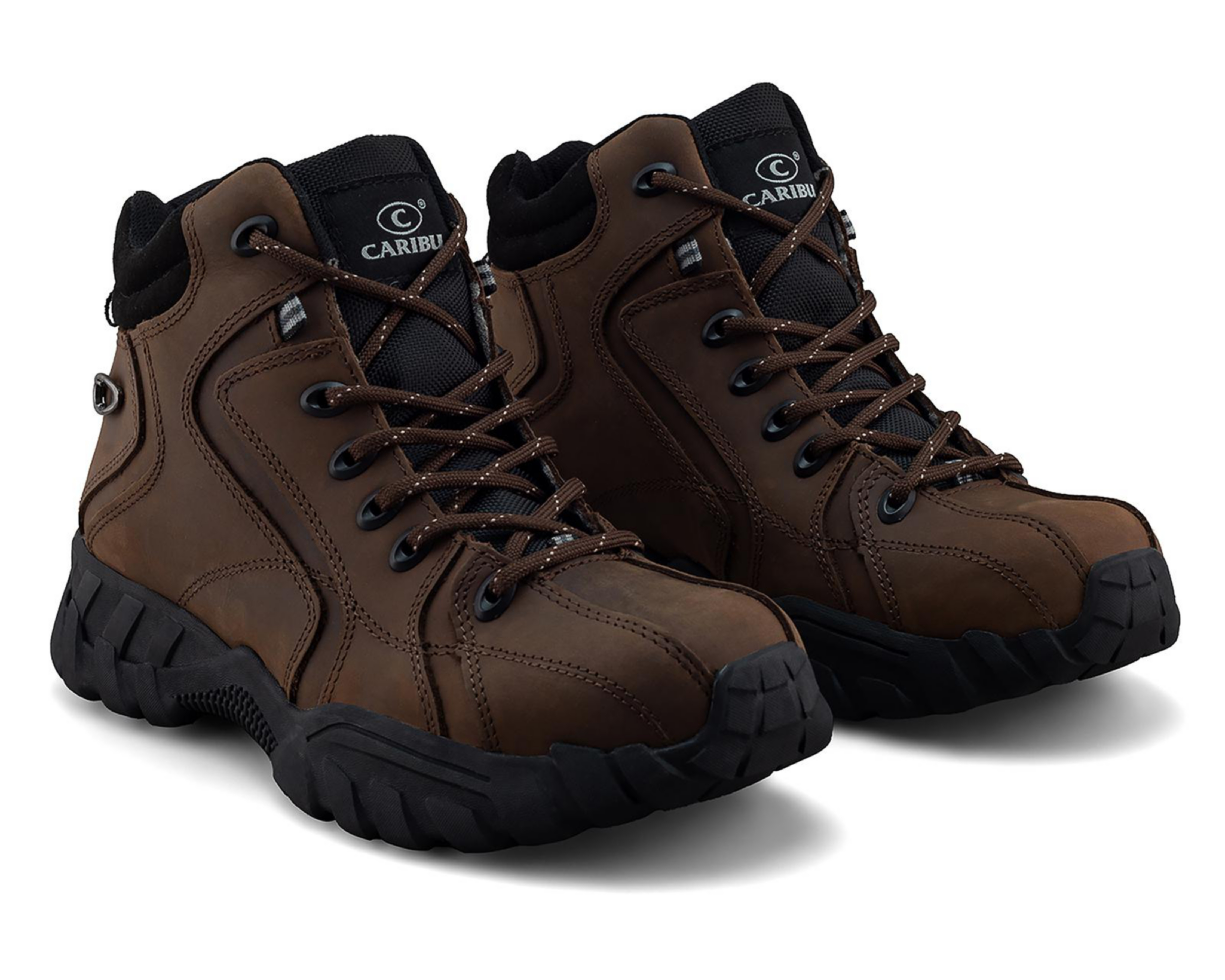 Foto 2 pulgar | Botas Outdoor Caribu 900-N Crazy de Piel para Hombre