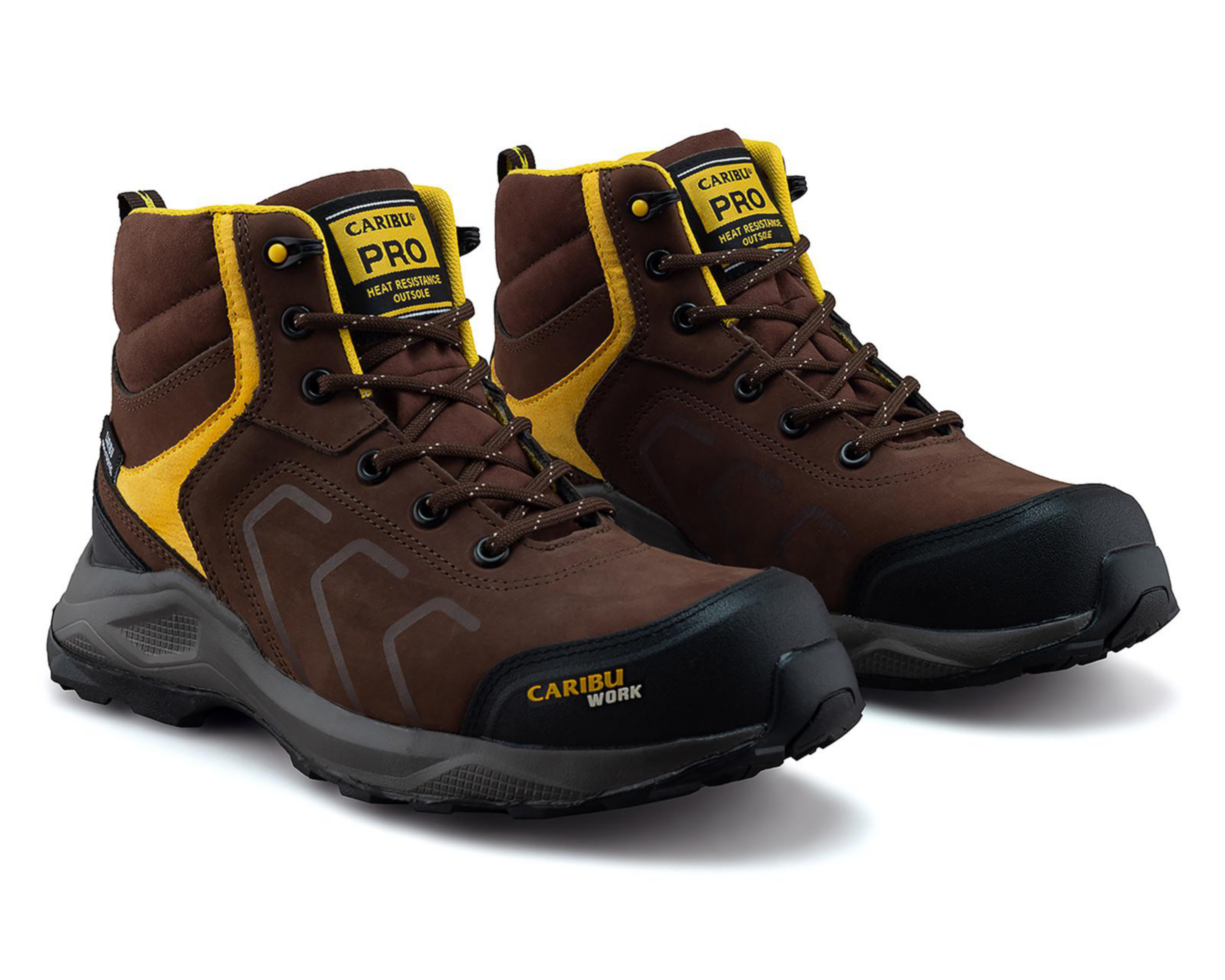 Botas de Trabajo Caribu 349-D Crazy de Piel para Mujer $1,179