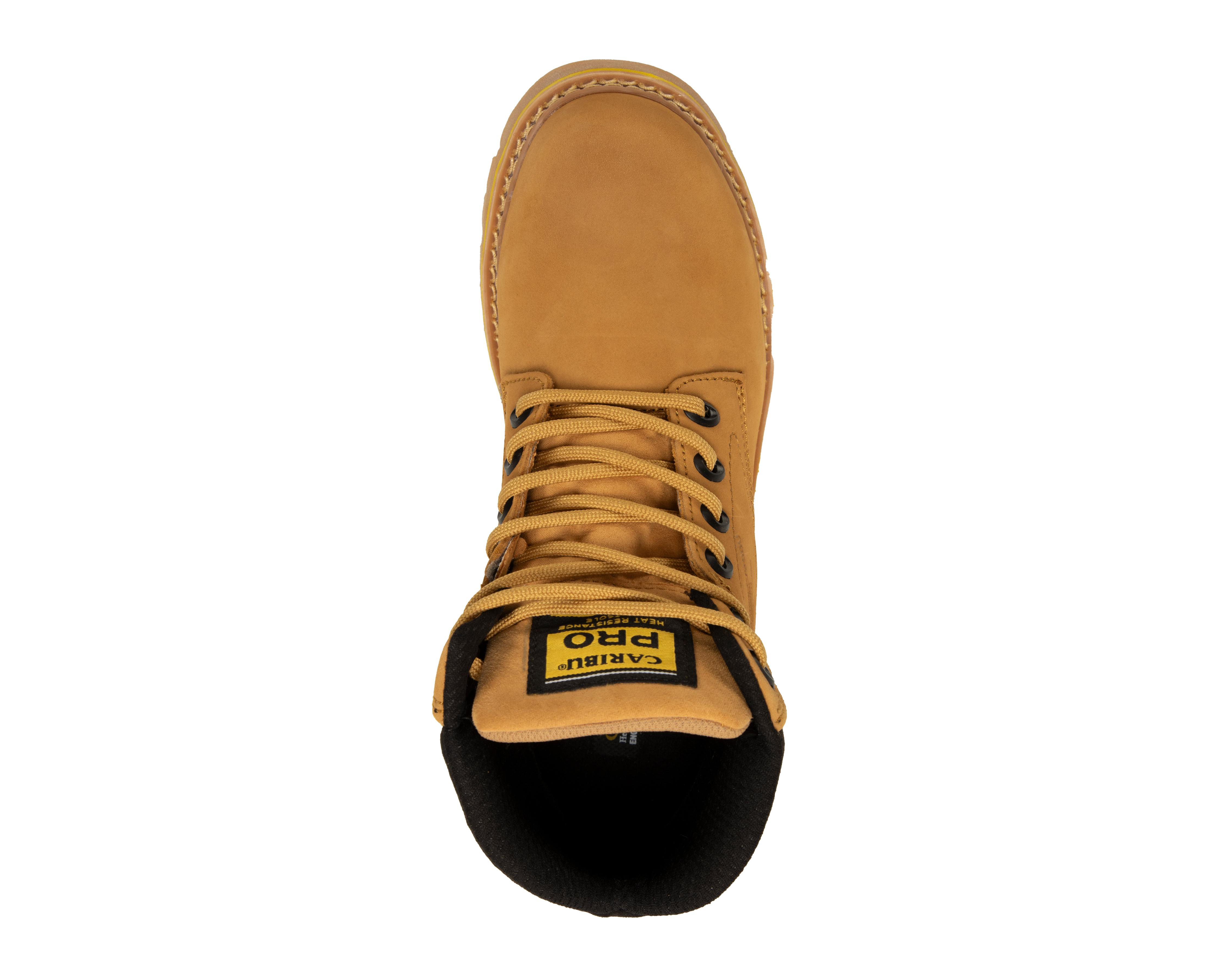 Foto 5 | Botas de Trabajo Caribu 955-H Nubuck de Piel para Hombre