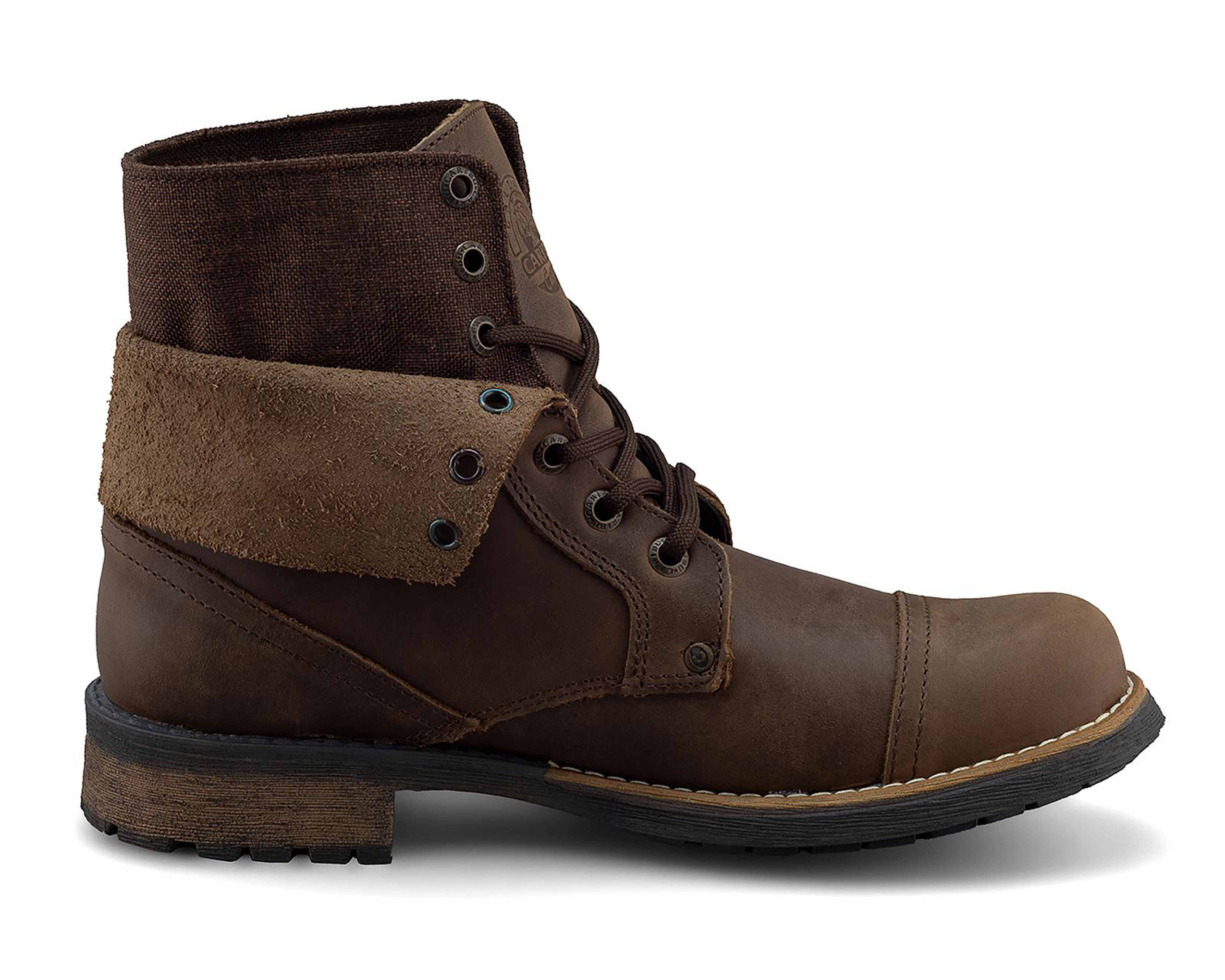 Foto 4 | Botas Casuales Caribu 210 Rústico de Piel para Hombre