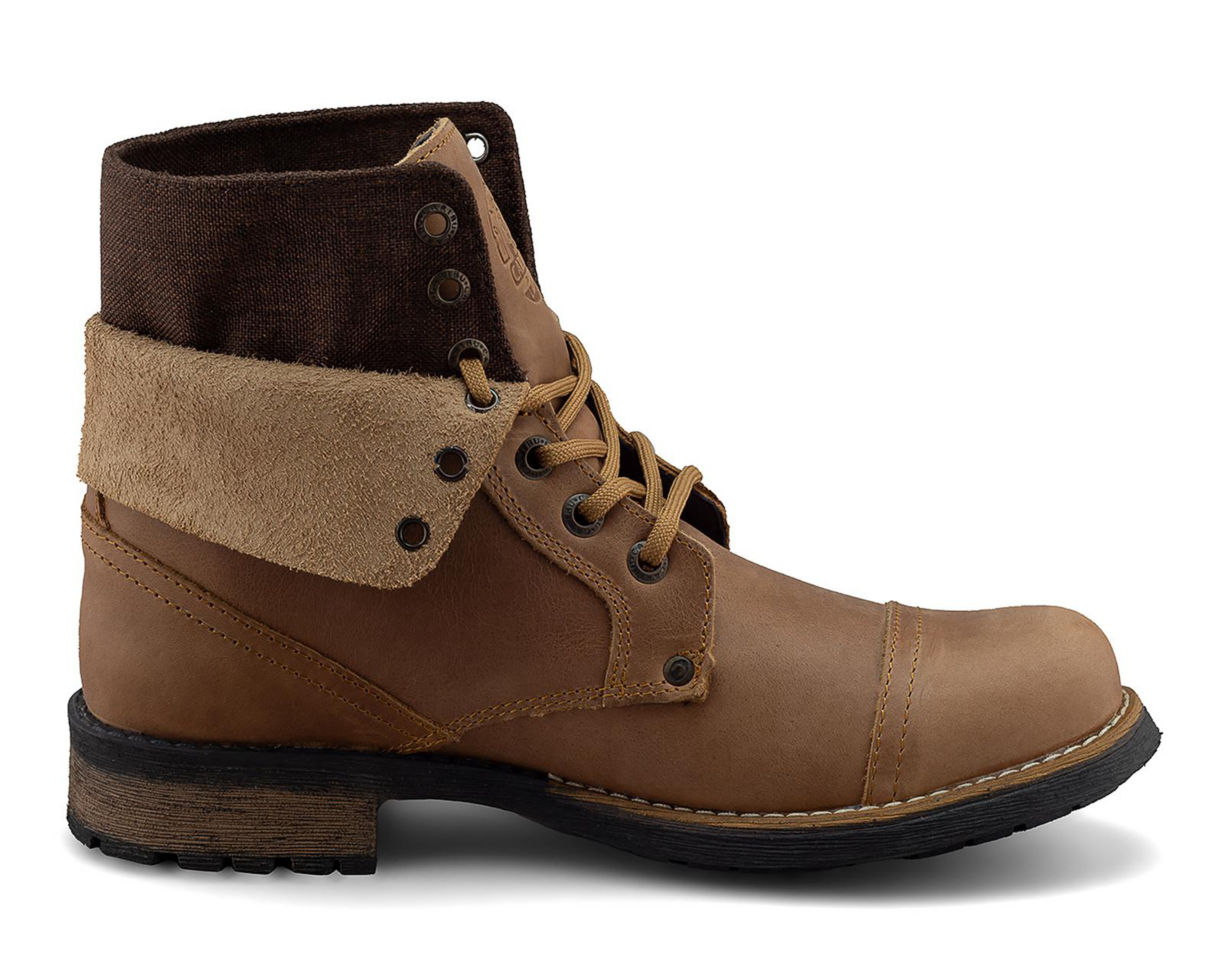 Foto 4 | Botas Casuales Caribu 210 Rústico de Piel para Hombre