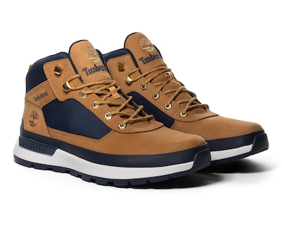 Foto 1 | Tenis para Senderismo Timberland Field Trekker Mid de Piel para Hombre