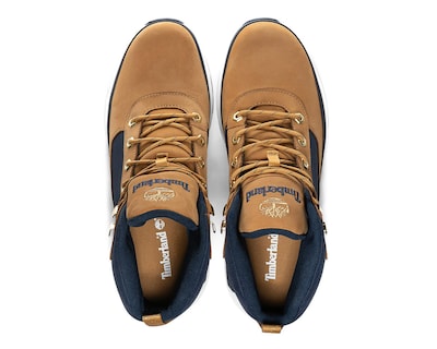 Foto 2 | Tenis para Senderismo Timberland Field Trekker Mid de Piel para Hombre