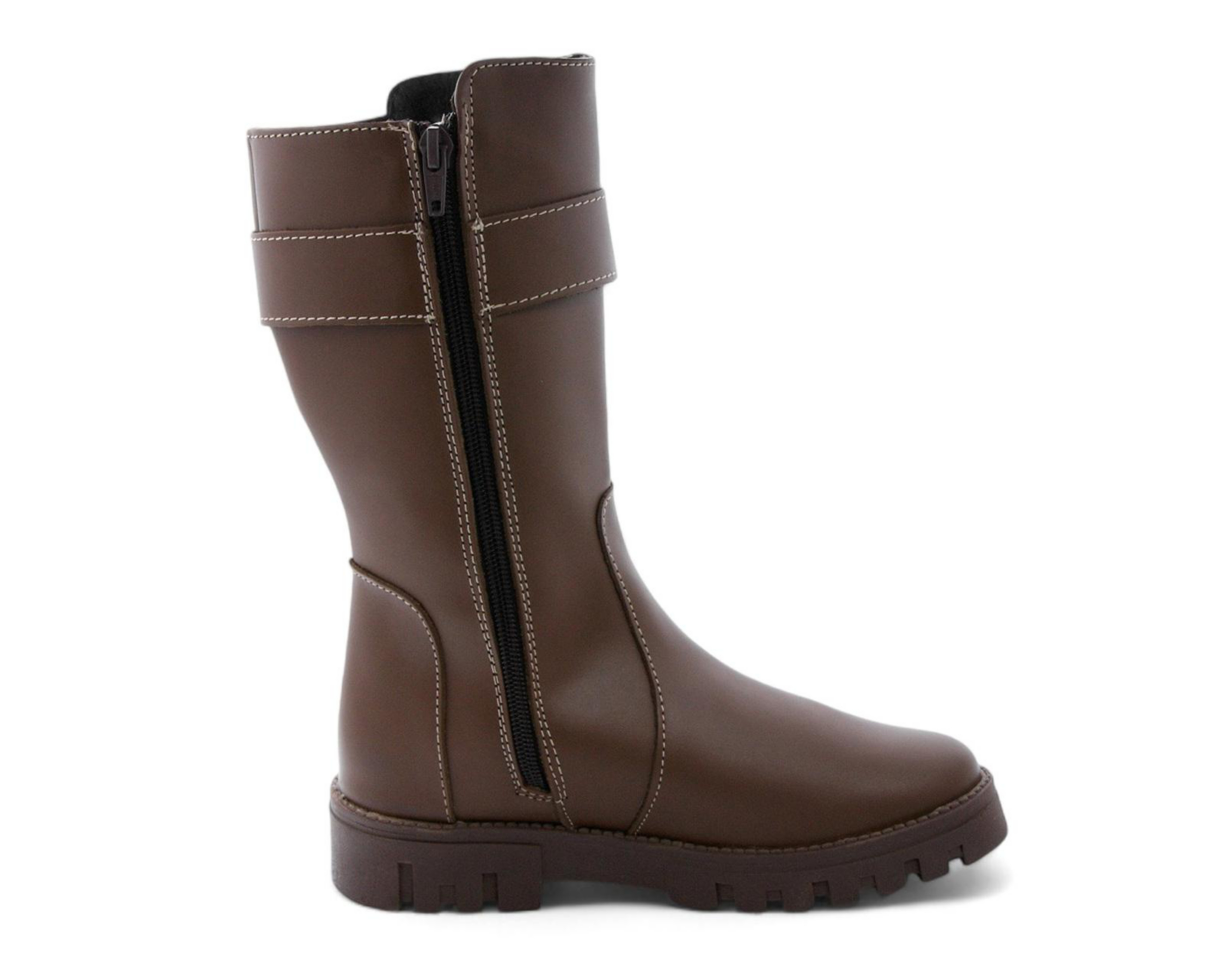 Foto 3 pulgar | Botas de Moda Coloso de Piel para Niña