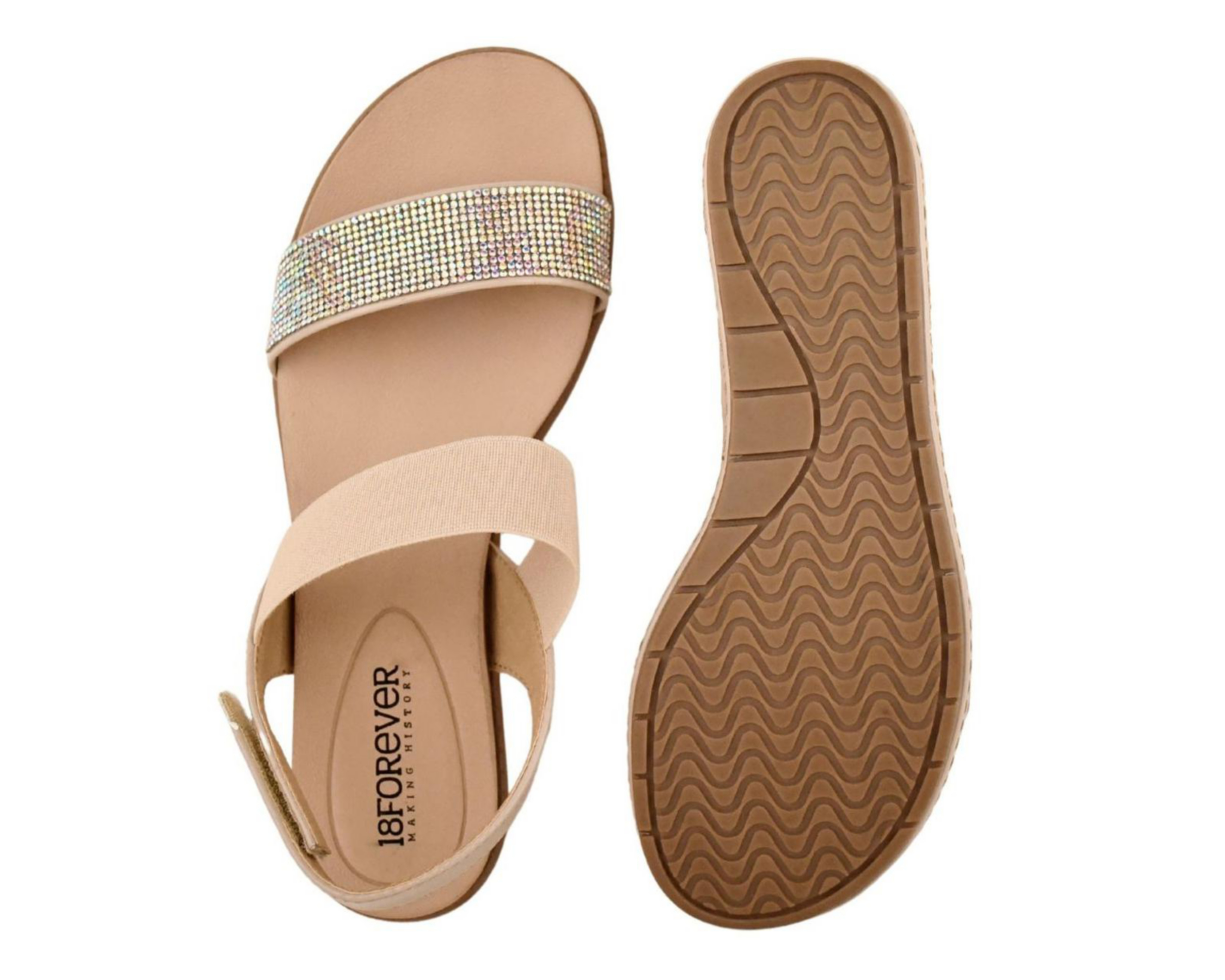 Foto 3 pulgar | Sandalias Casuales 18 Forever para Mujer