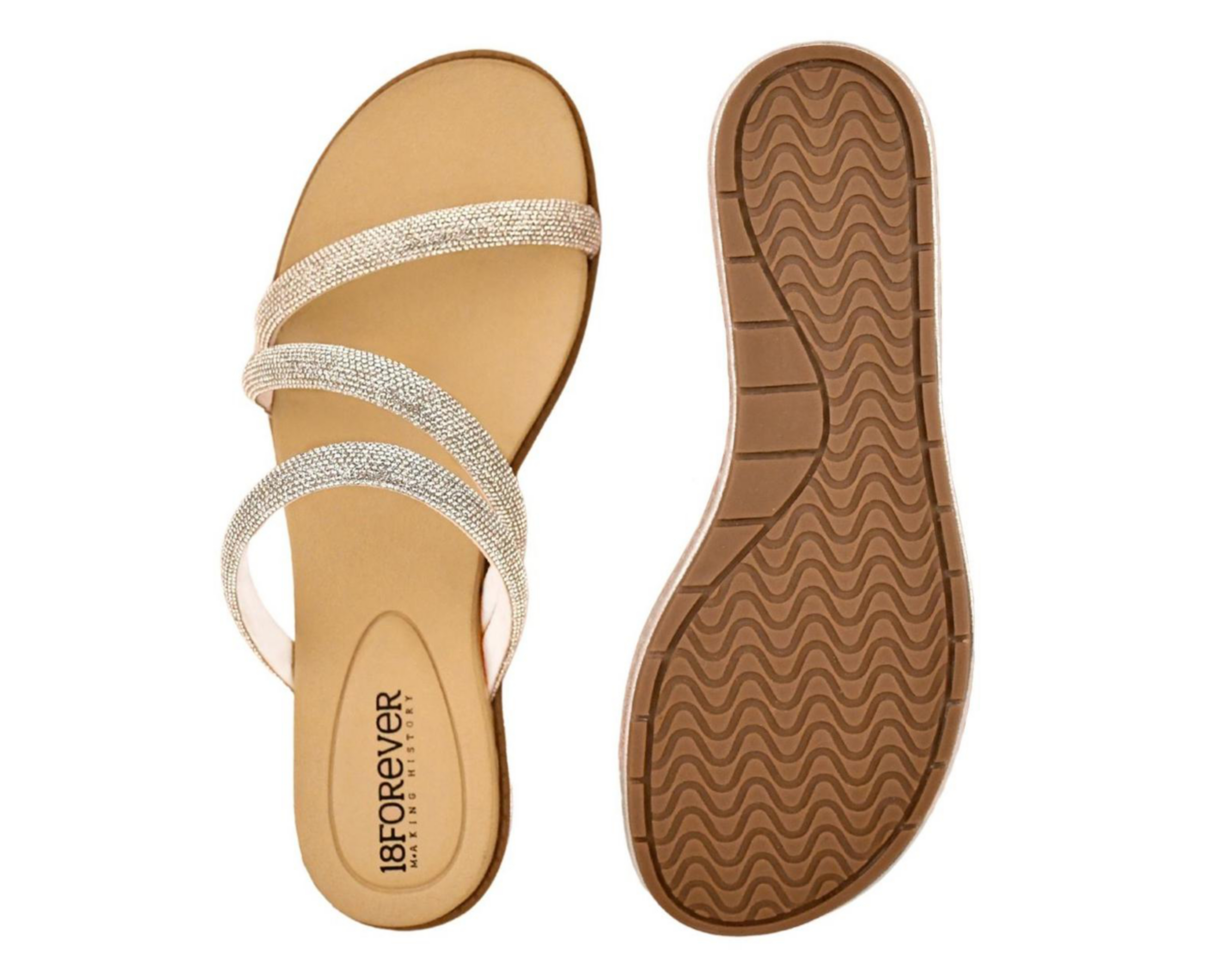Foto 3 pulgar | Sandalias Casuales 18 Forever para Mujer