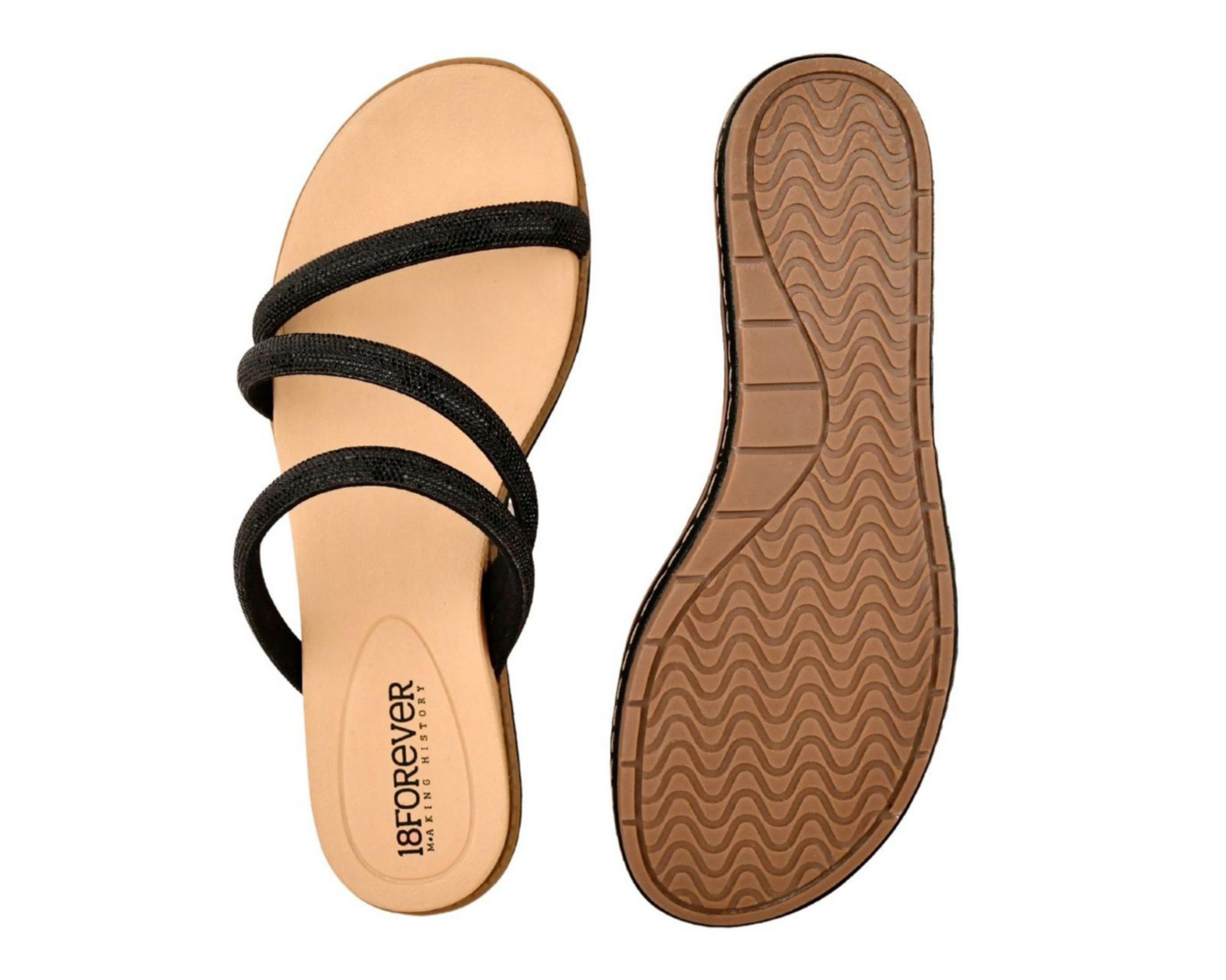 Foto 3 pulgar | Sandalias Casuales 18 Forever para Mujer