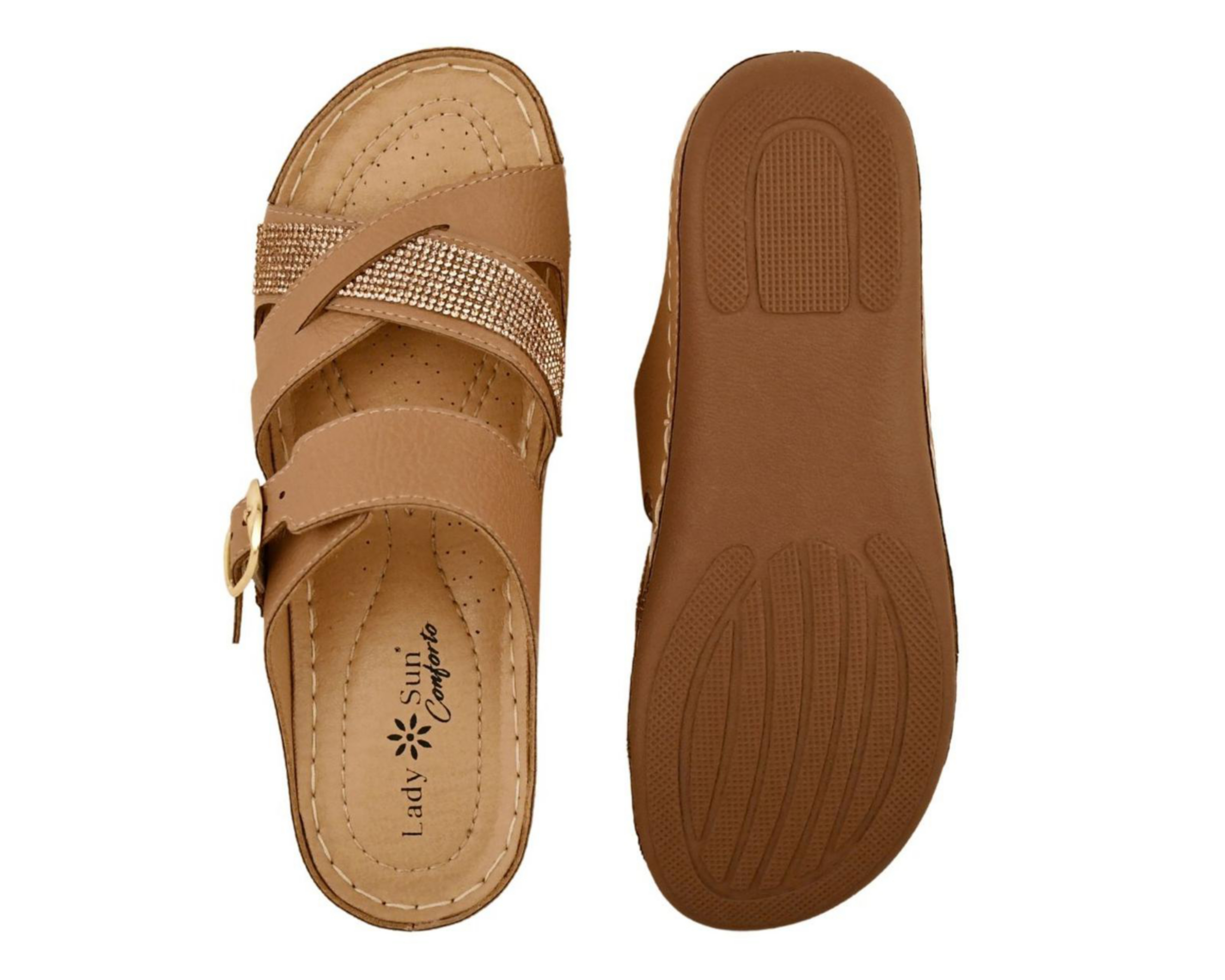 Foto 3 pulgar | Sandalias Confort Lady Sun para Mujer