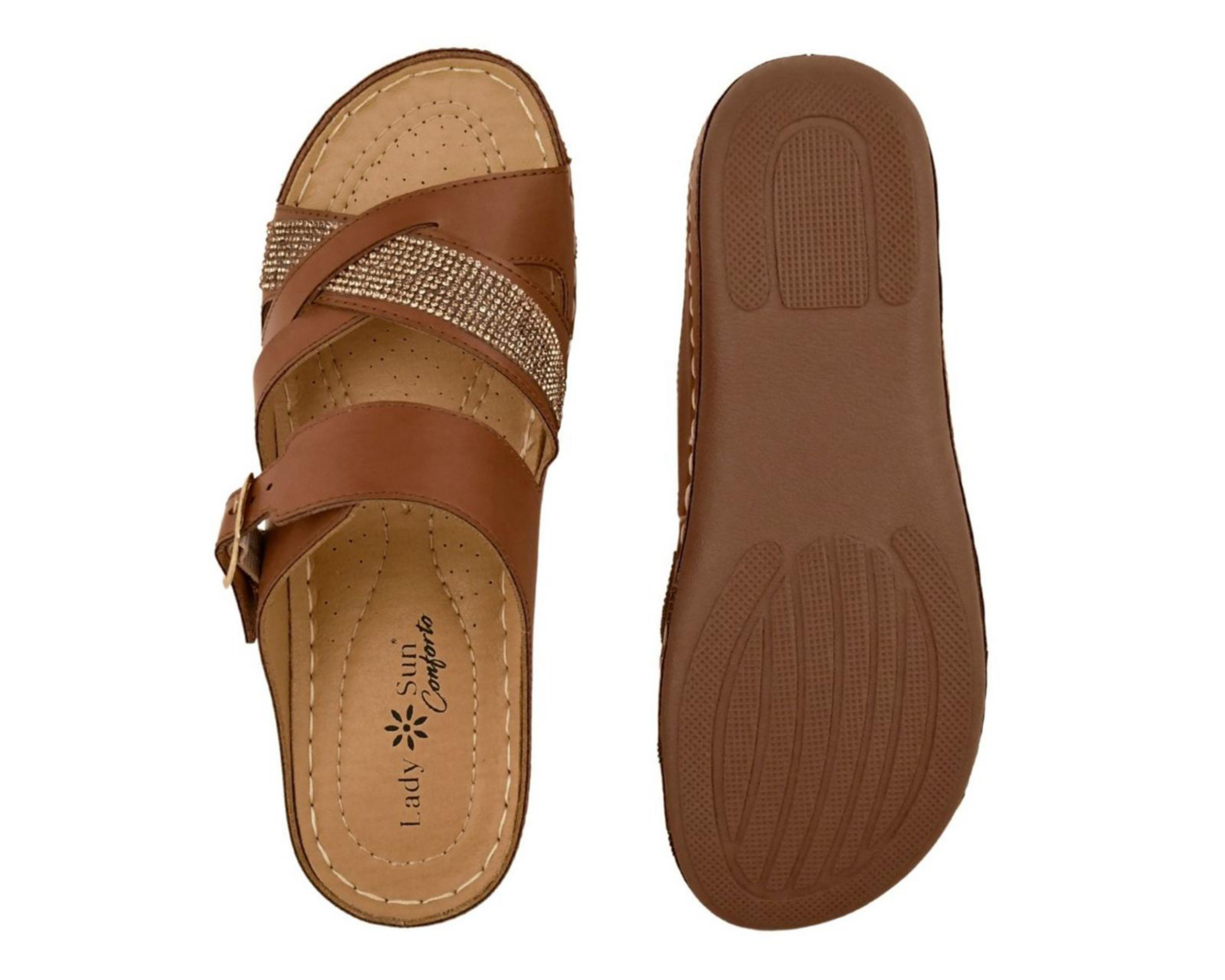 Foto 3 pulgar | Sandalias Confort Lady Sun para Mujer