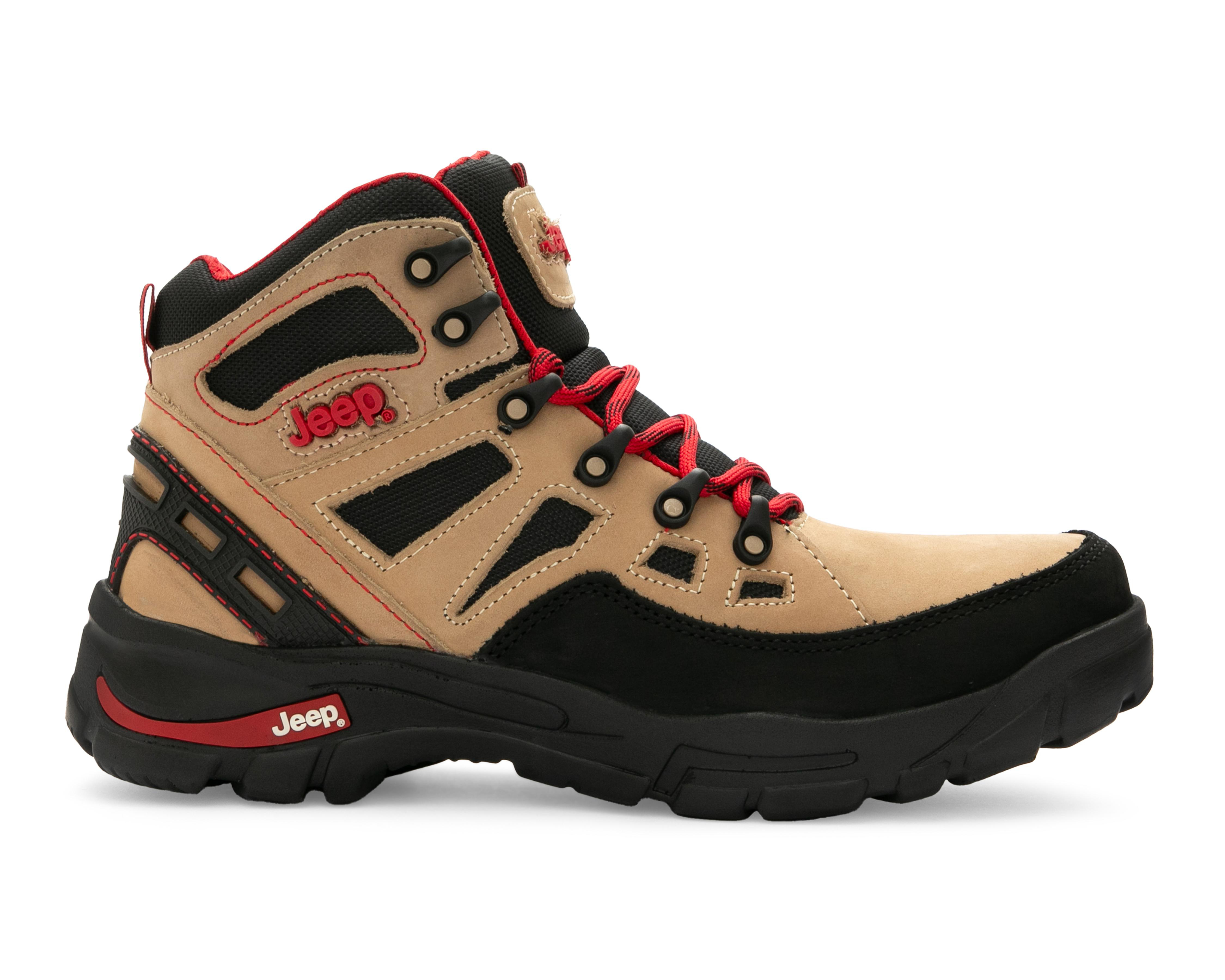 Foto 3 pulgar | Botas Outdoor Jeep de Piel para Hombre