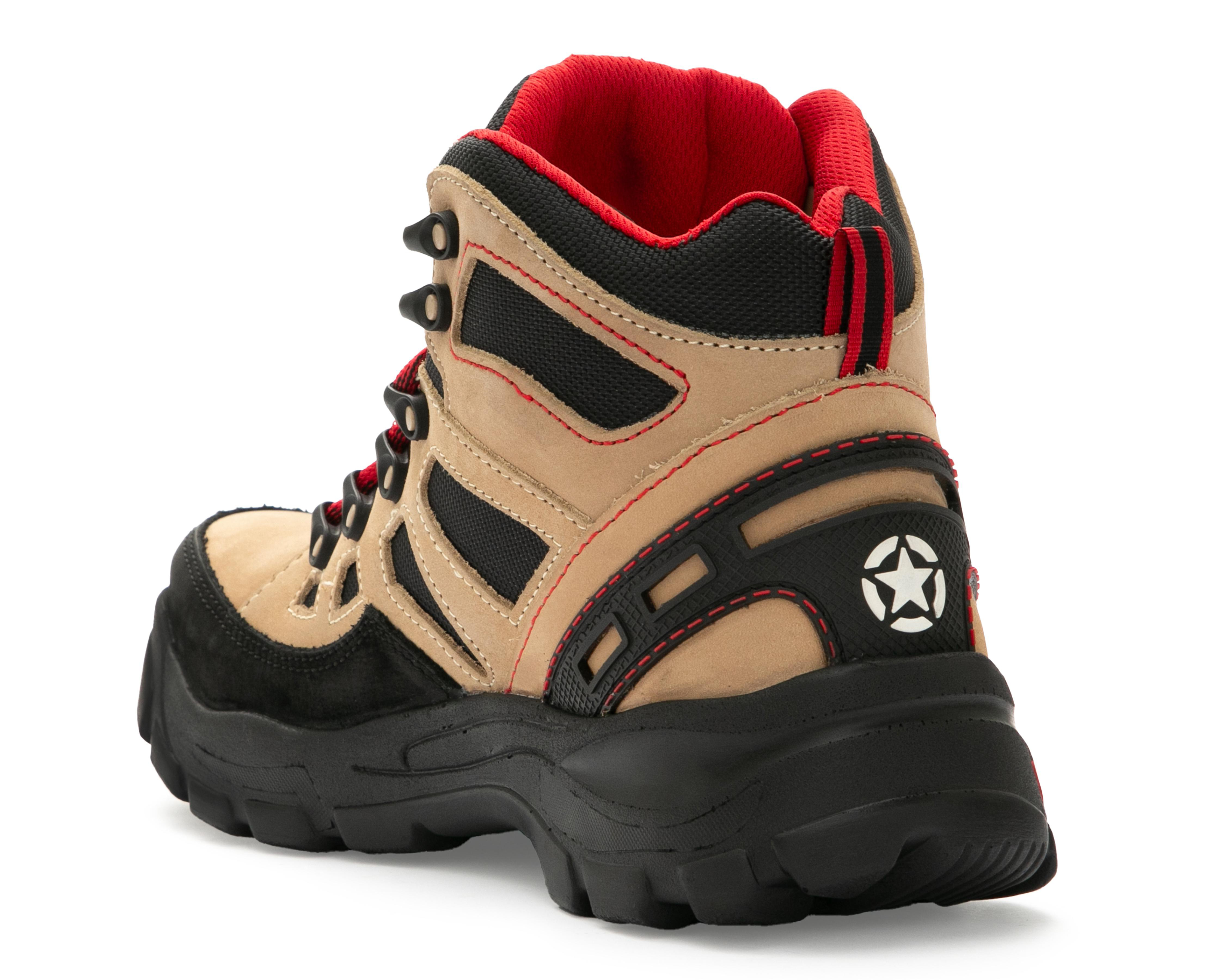 Foto 4 pulgar | Botas Outdoor Jeep de Piel para Hombre