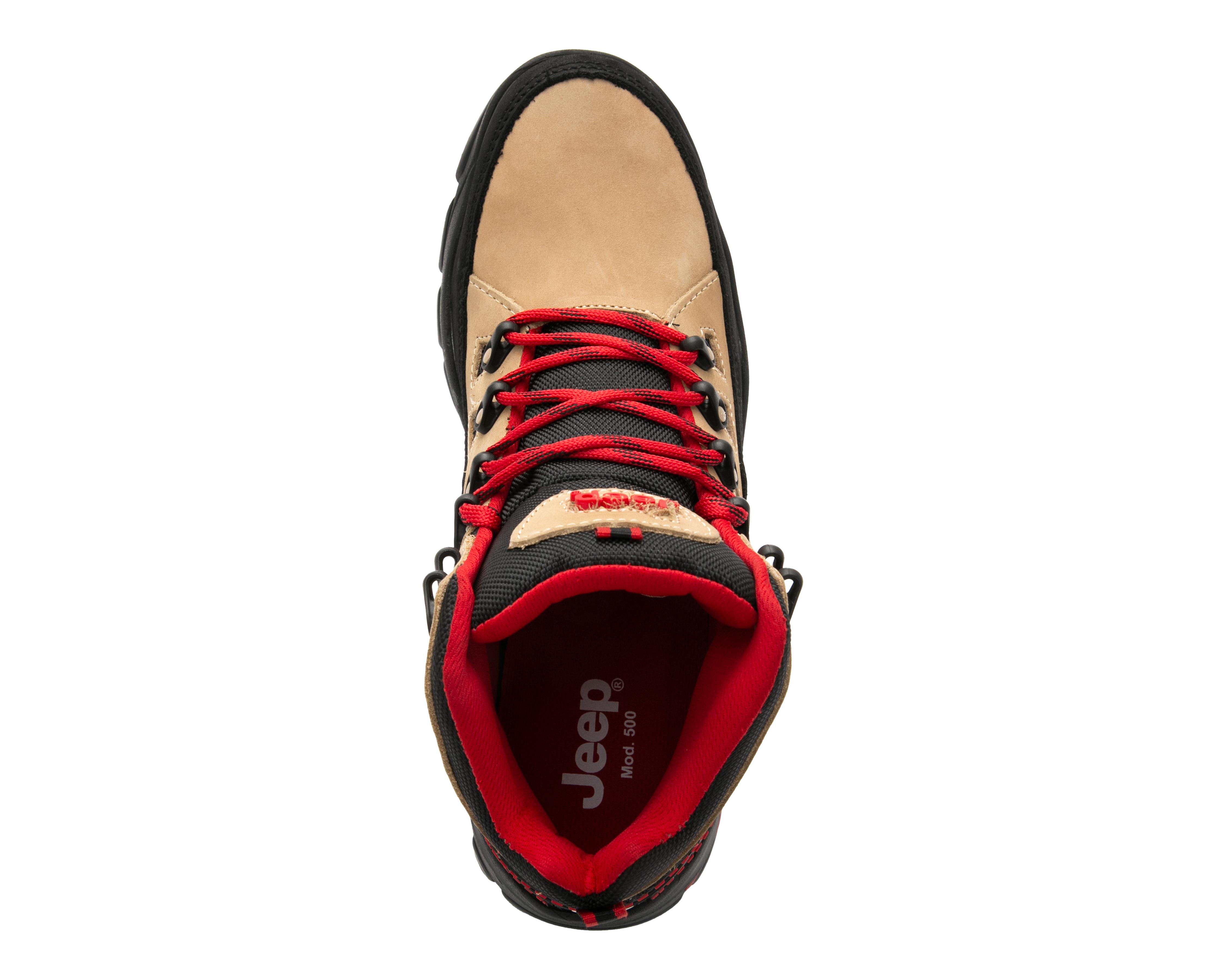 Foto 6 pulgar | Botas Outdoor Jeep de Piel para Hombre