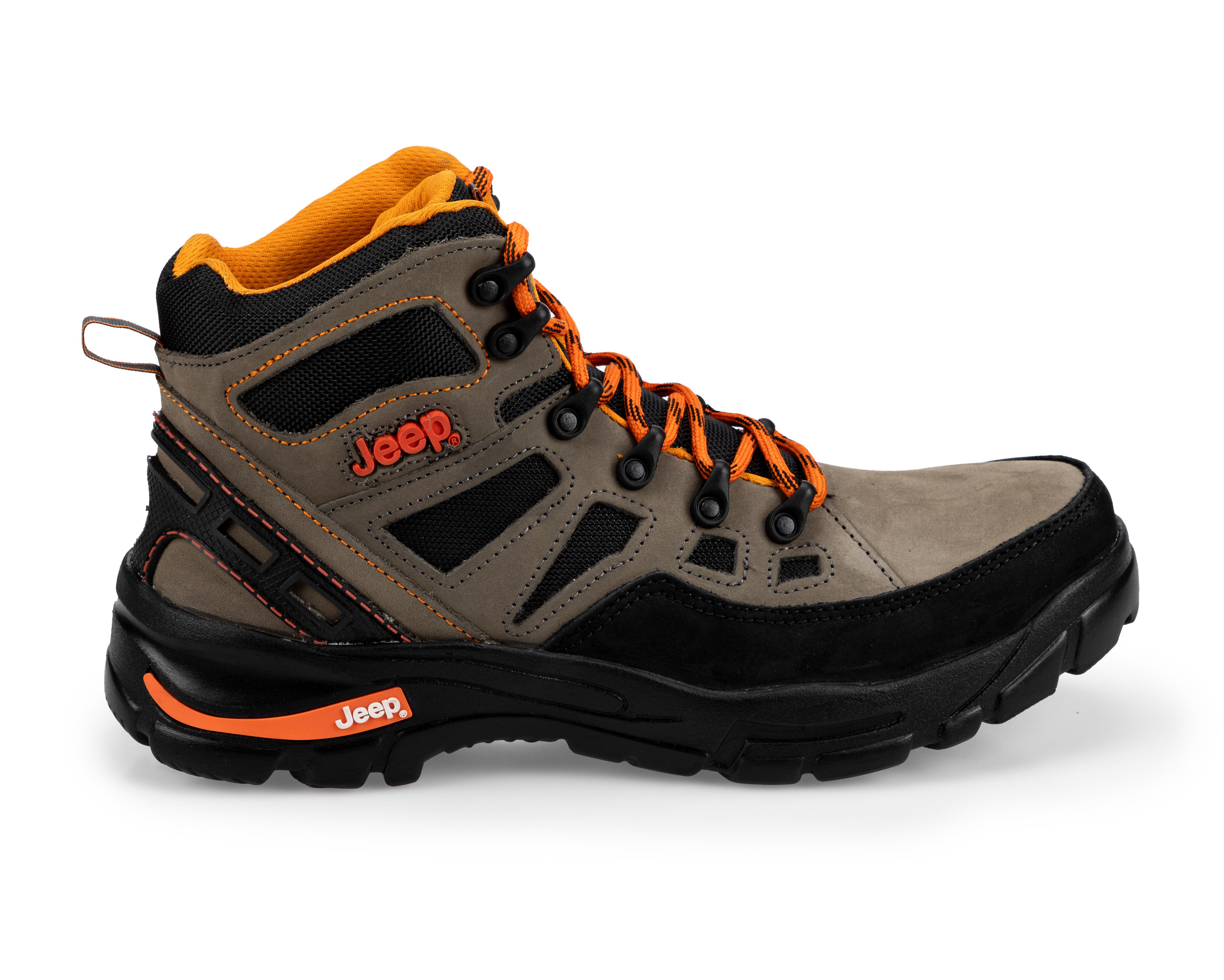 Foto 2 | Botas Outdoor Jeep de Piel para Hombre