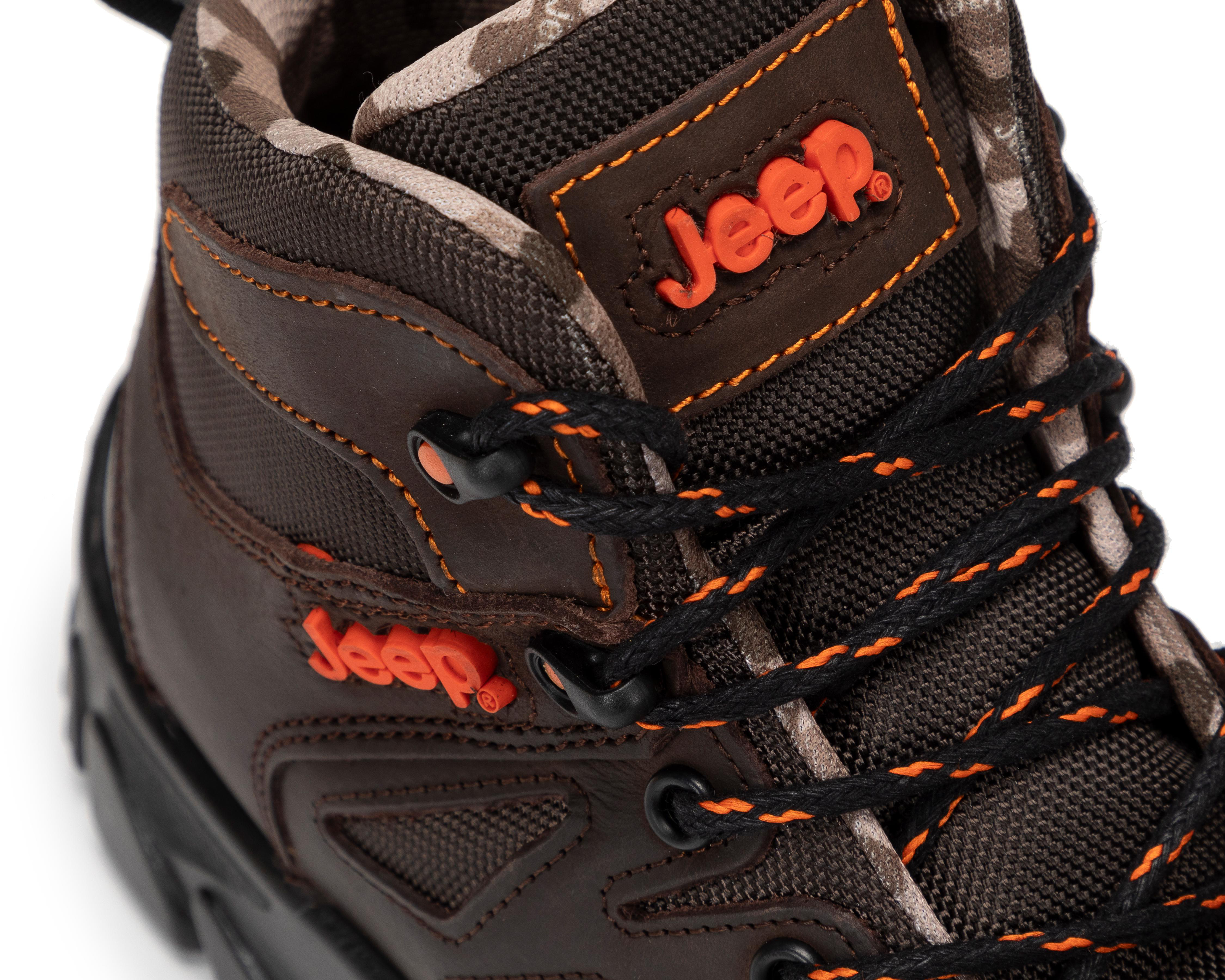 Foto 7 | Botas Outdoor Jeep de Piel para Hombre