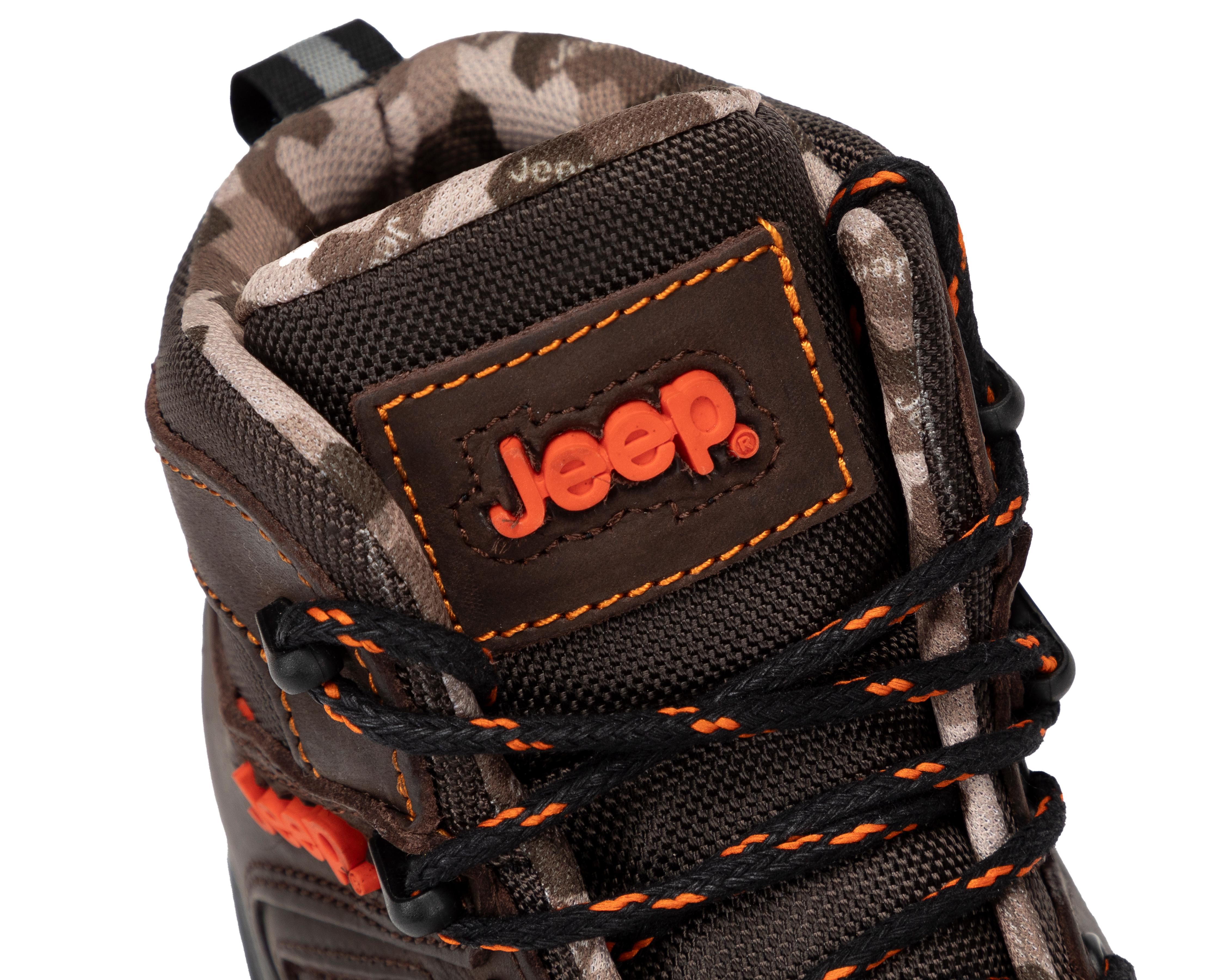 Foto 9 pulgar | Botas Outdoor Jeep de Piel para Hombre