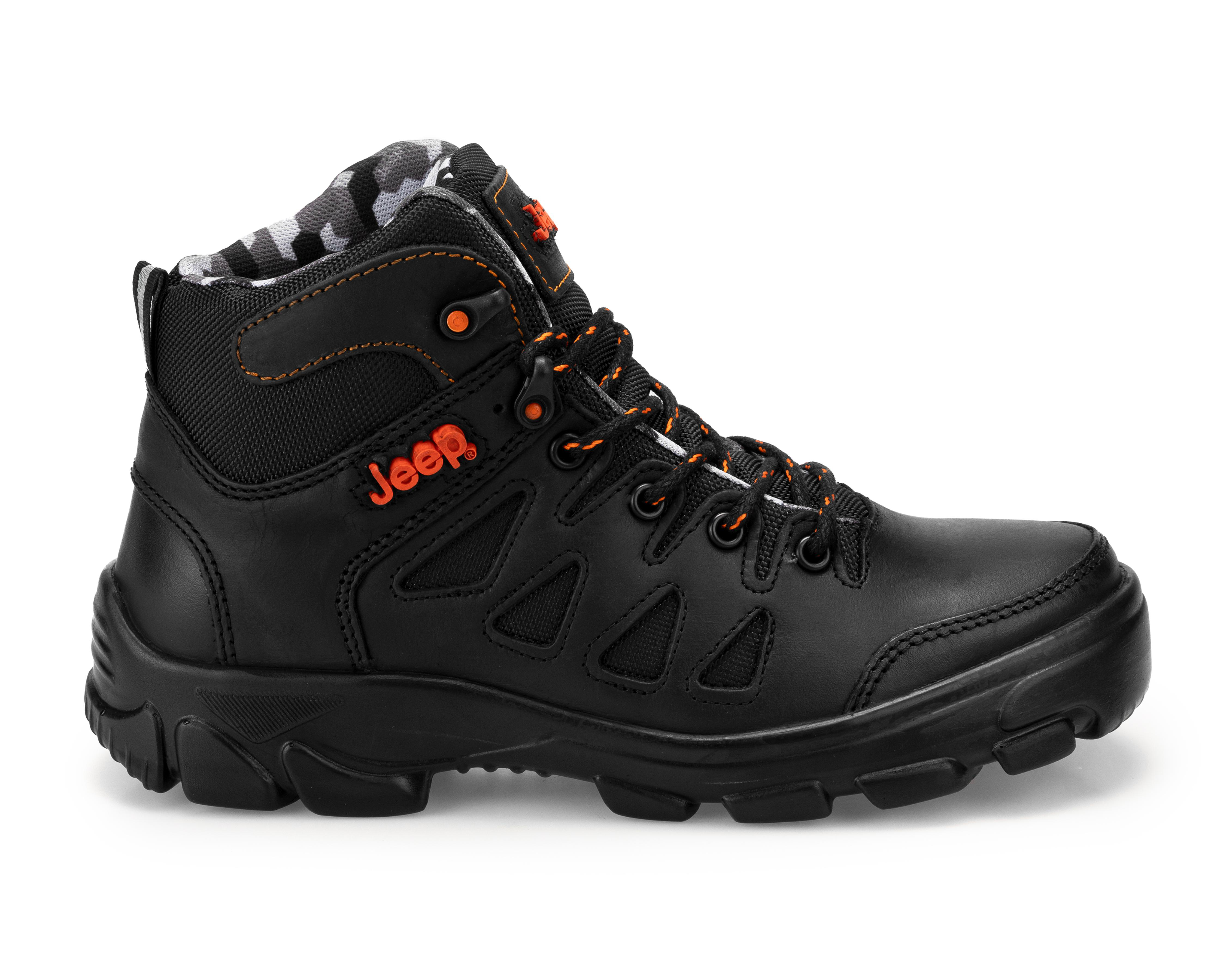 Foto 3 pulgar | Botas Outdoor Jeep de Piel para Hombre