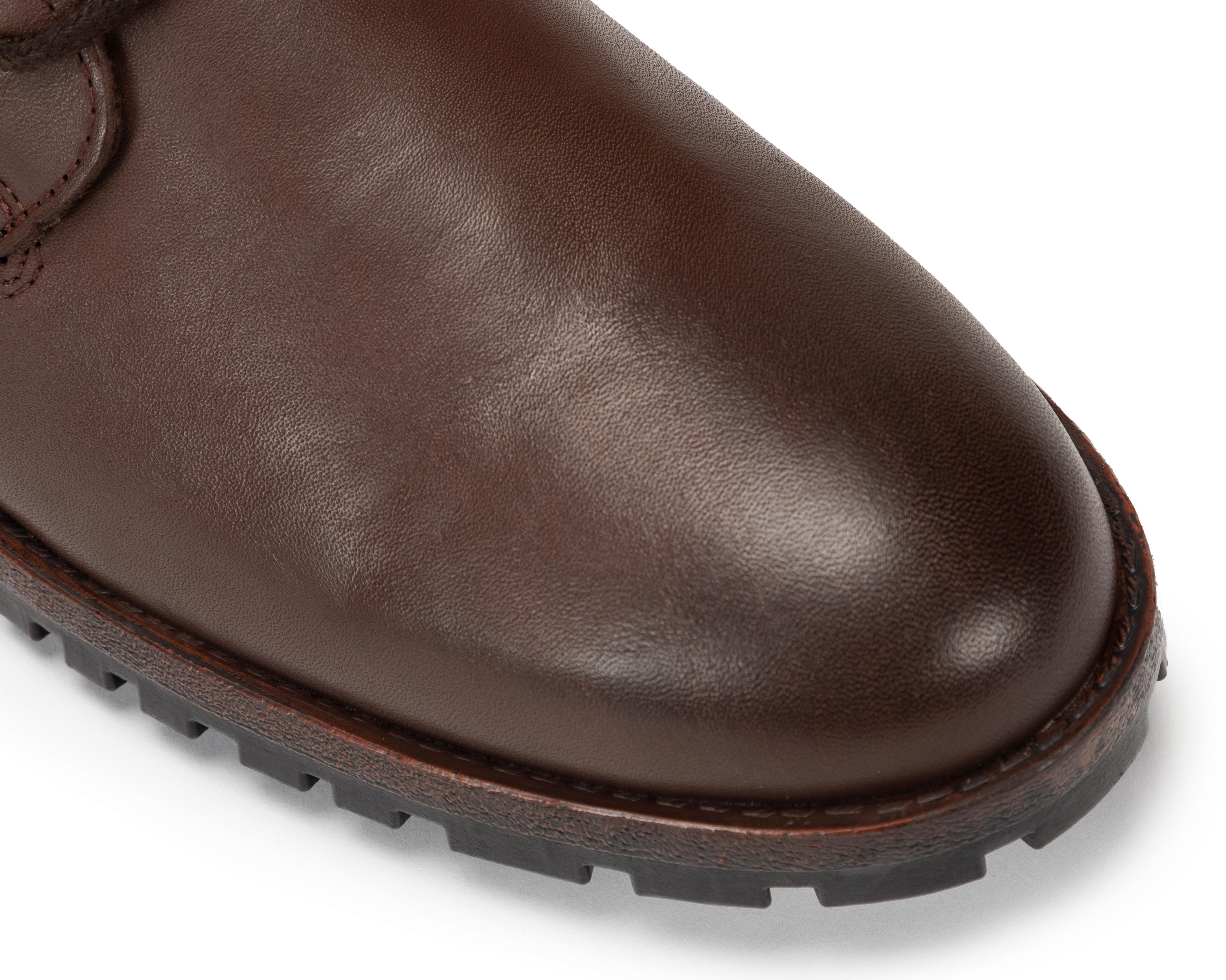 Foto 7 pulgar | Botas Outdoor Jeep de Piel para Hombre