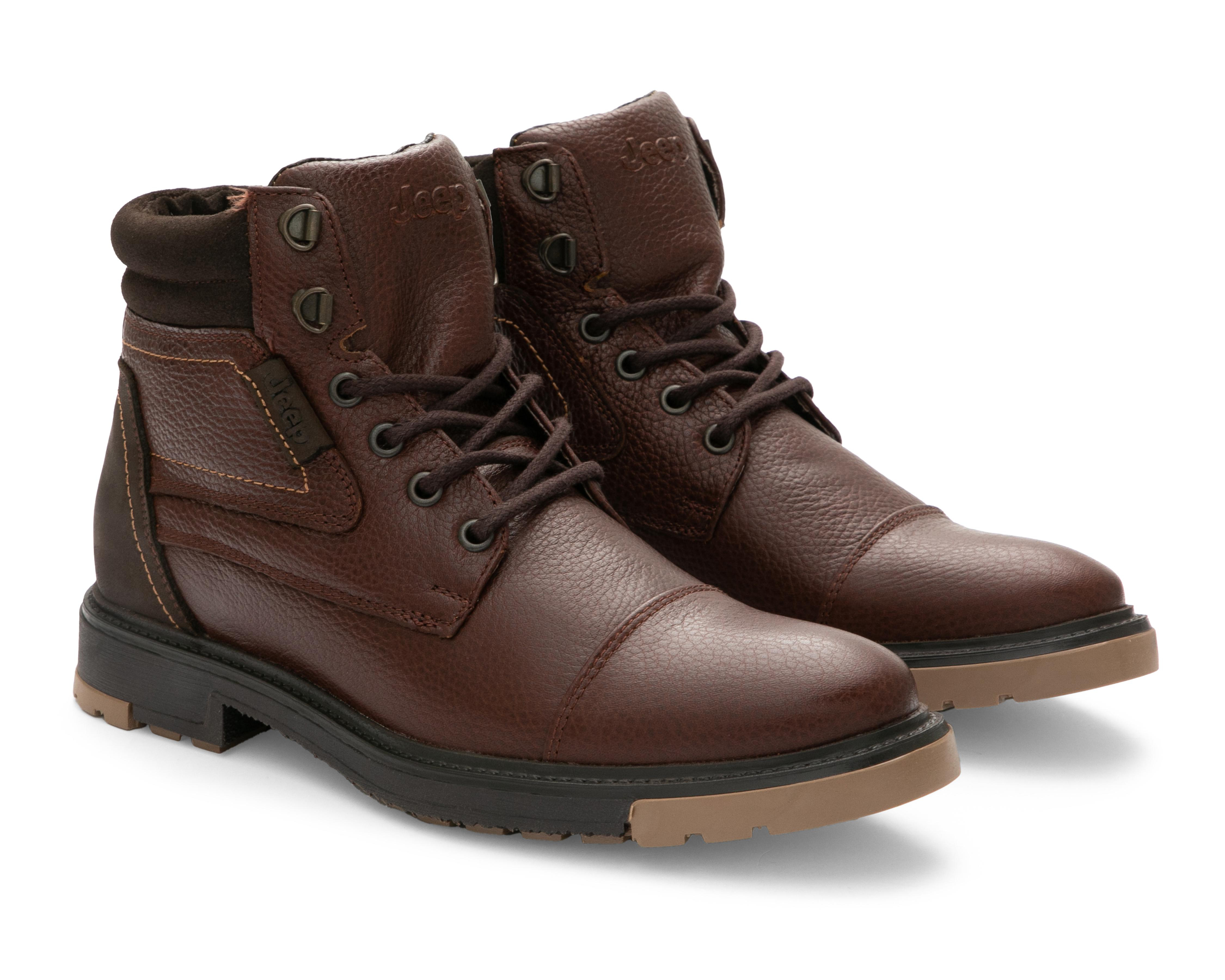Foto 2 pulgar | Botas Casuales Jeep de Piel para Hombre
