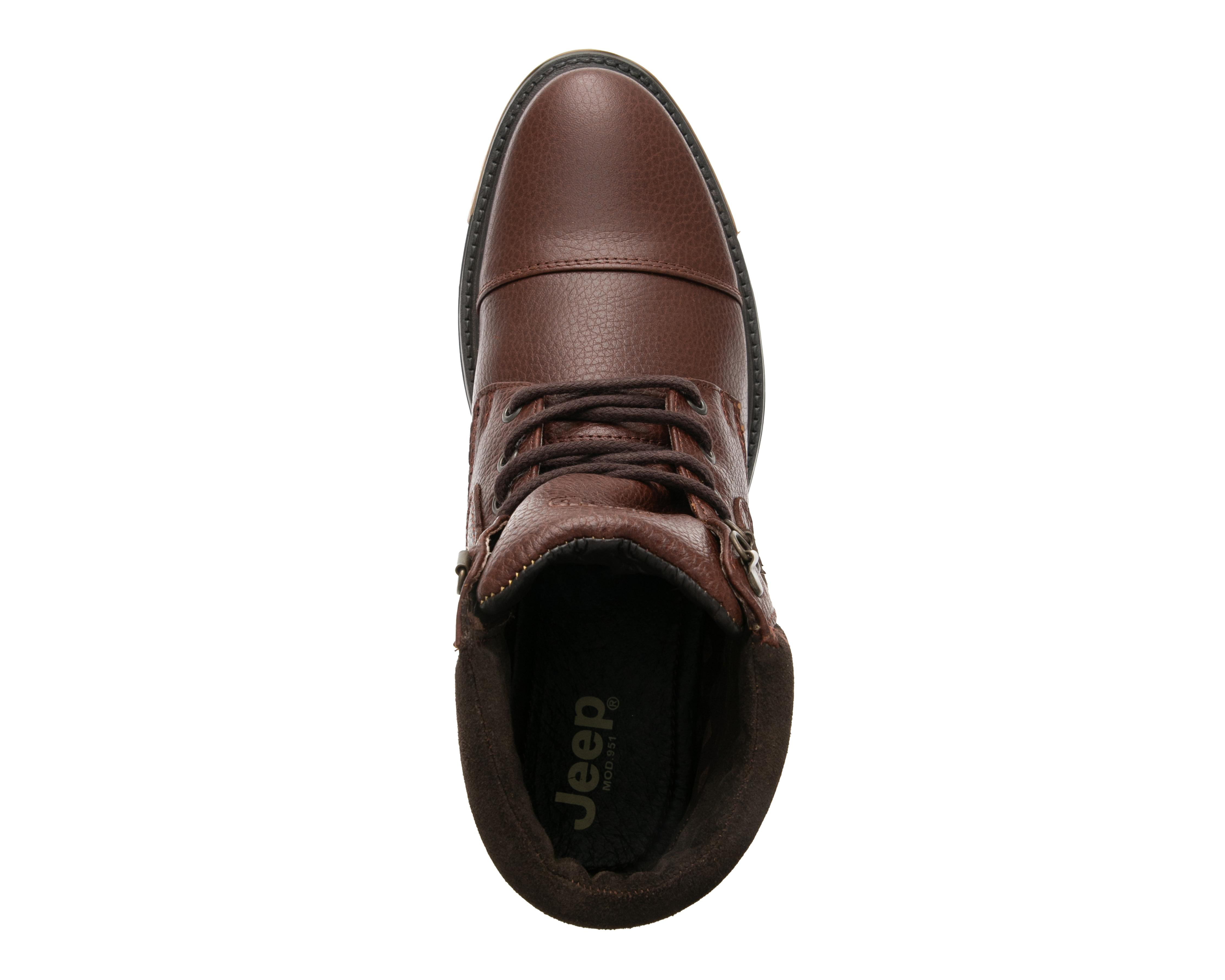 Foto 6 pulgar | Botas Casuales Jeep de Piel para Hombre