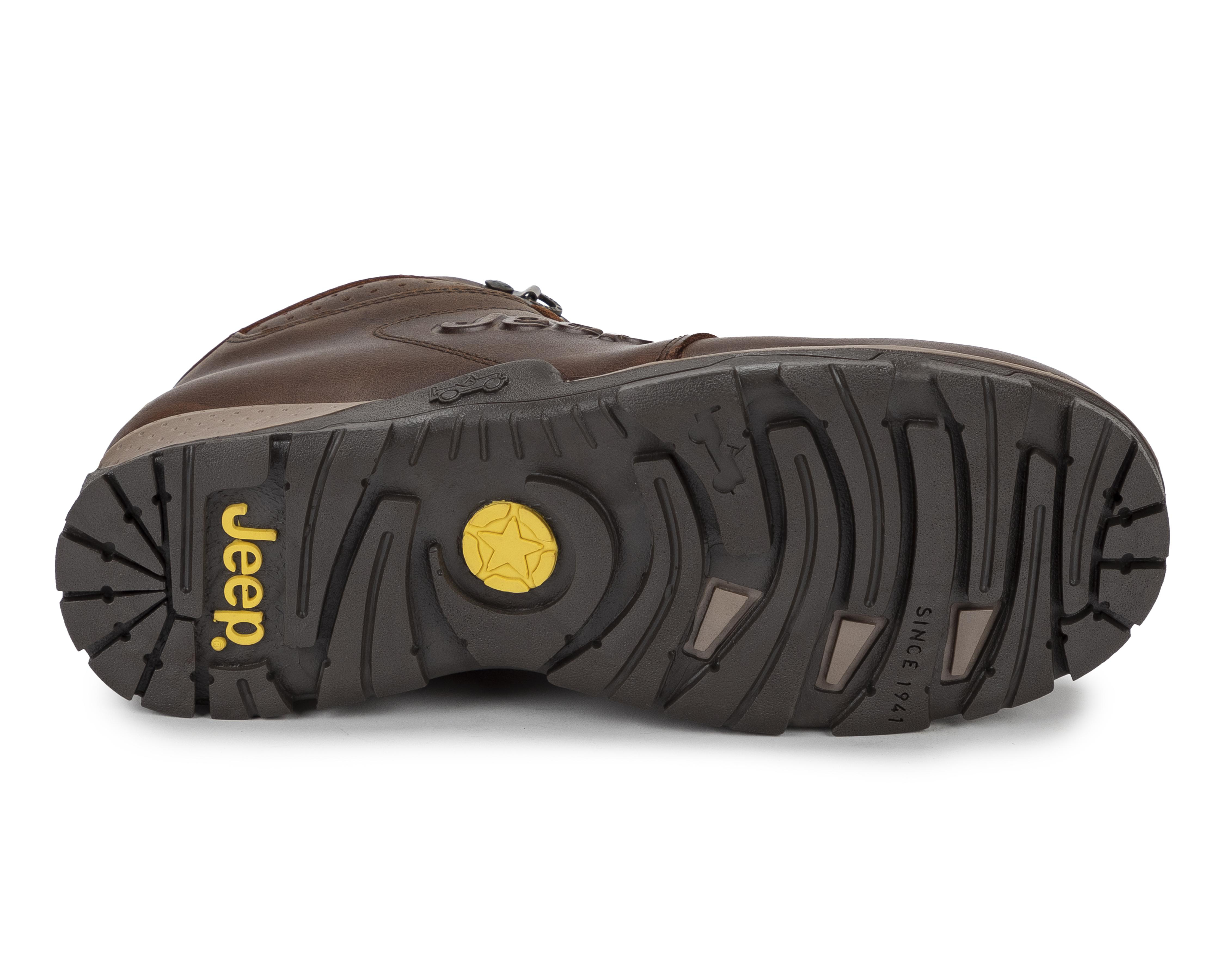 Foto 5 pulgar | Botas Outdoor Jeep de Piel para Hombre