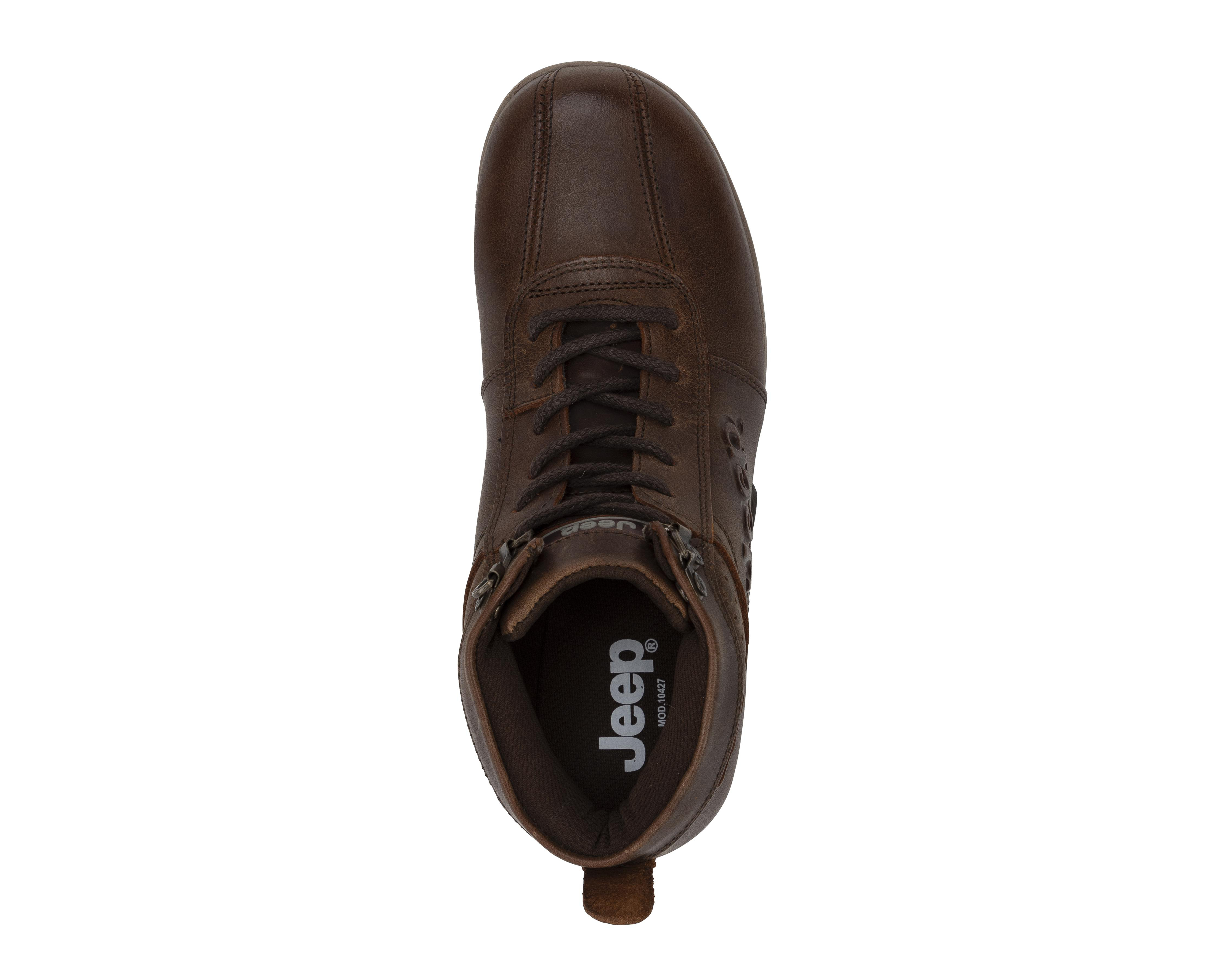 Foto 6 pulgar | Botas Outdoor Jeep de Piel para Hombre