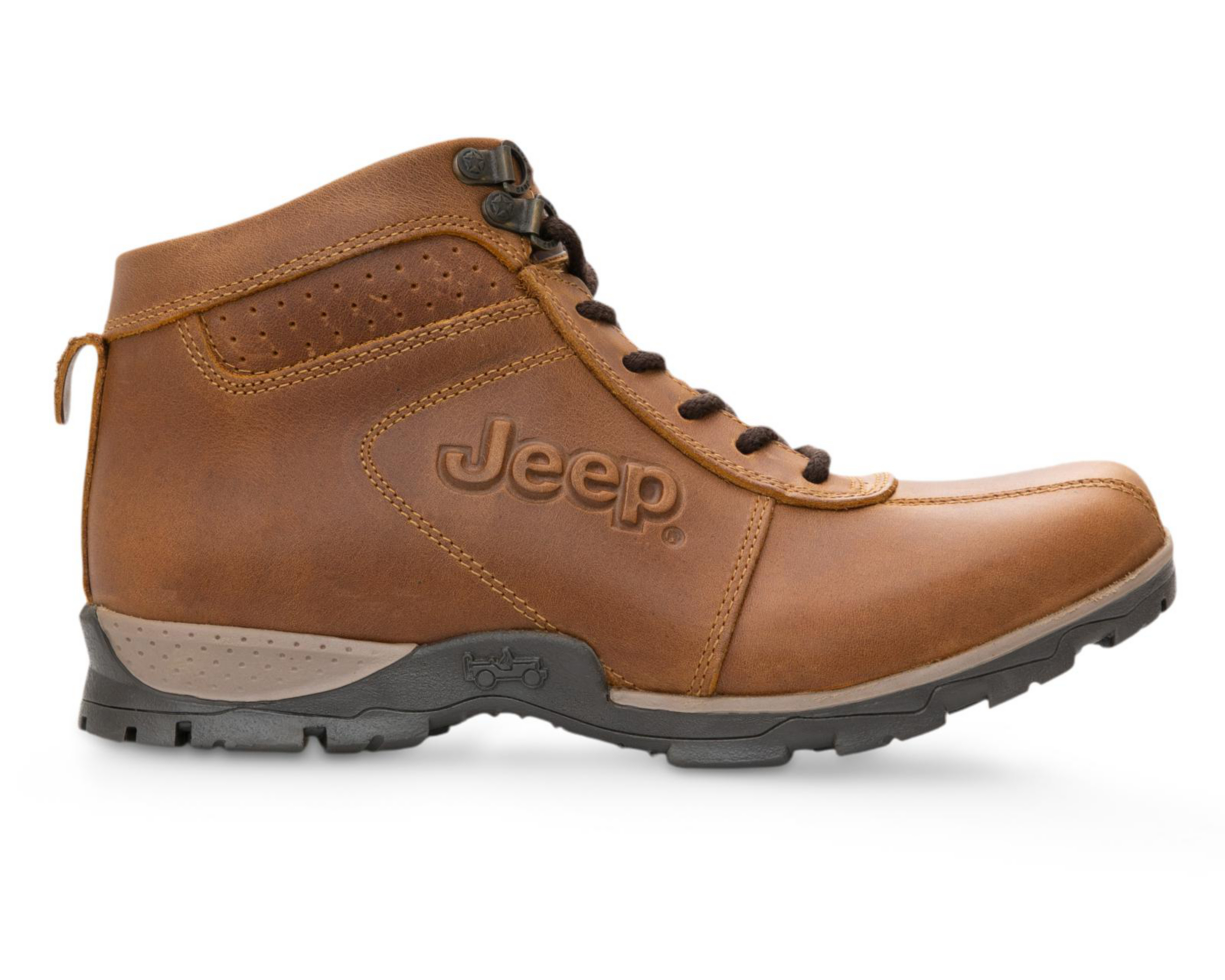 Foto 3 pulgar | Botas Outdoor Jeep de Piel para Hombre