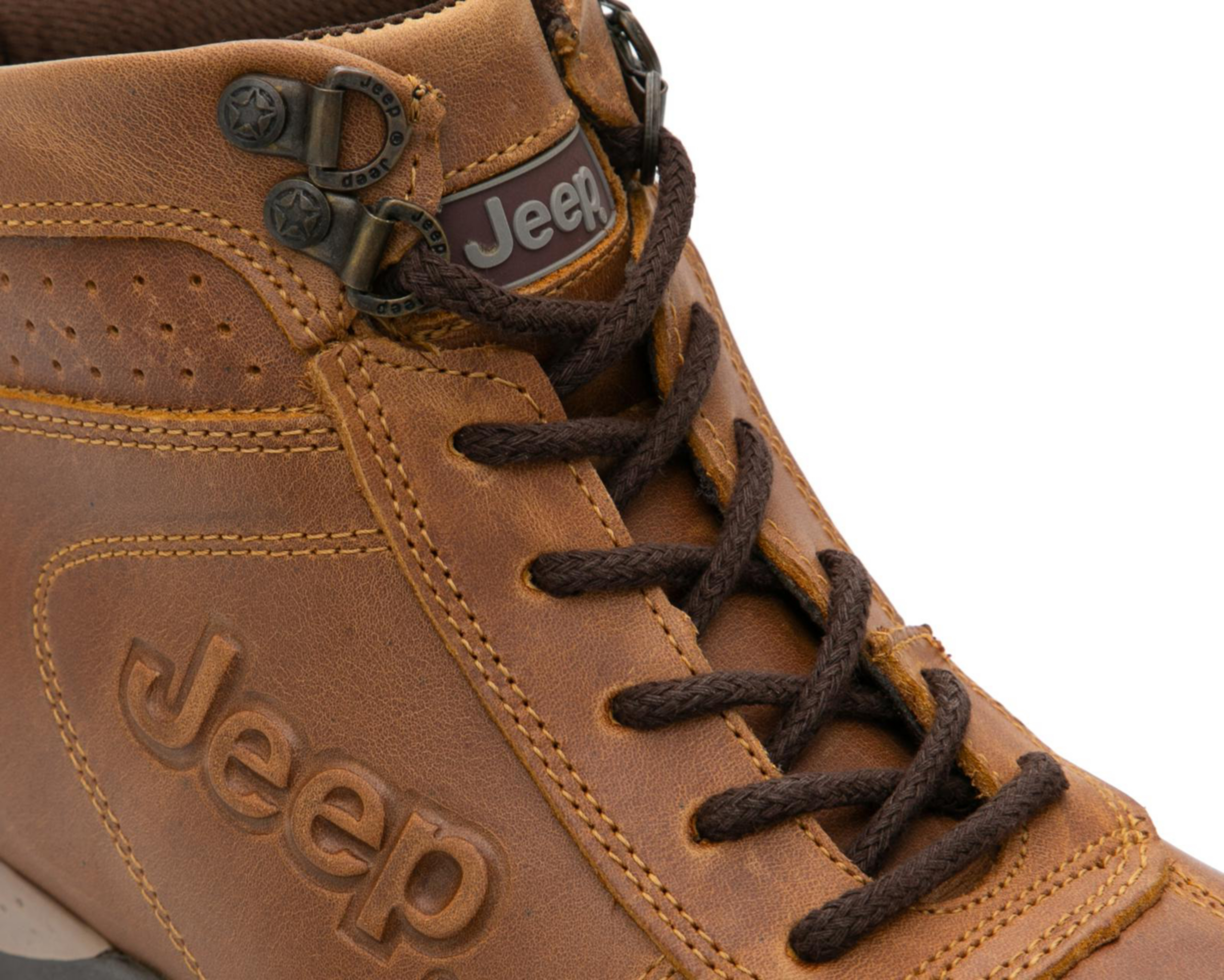 Foto 7 pulgar | Botas Outdoor Jeep de Piel para Hombre