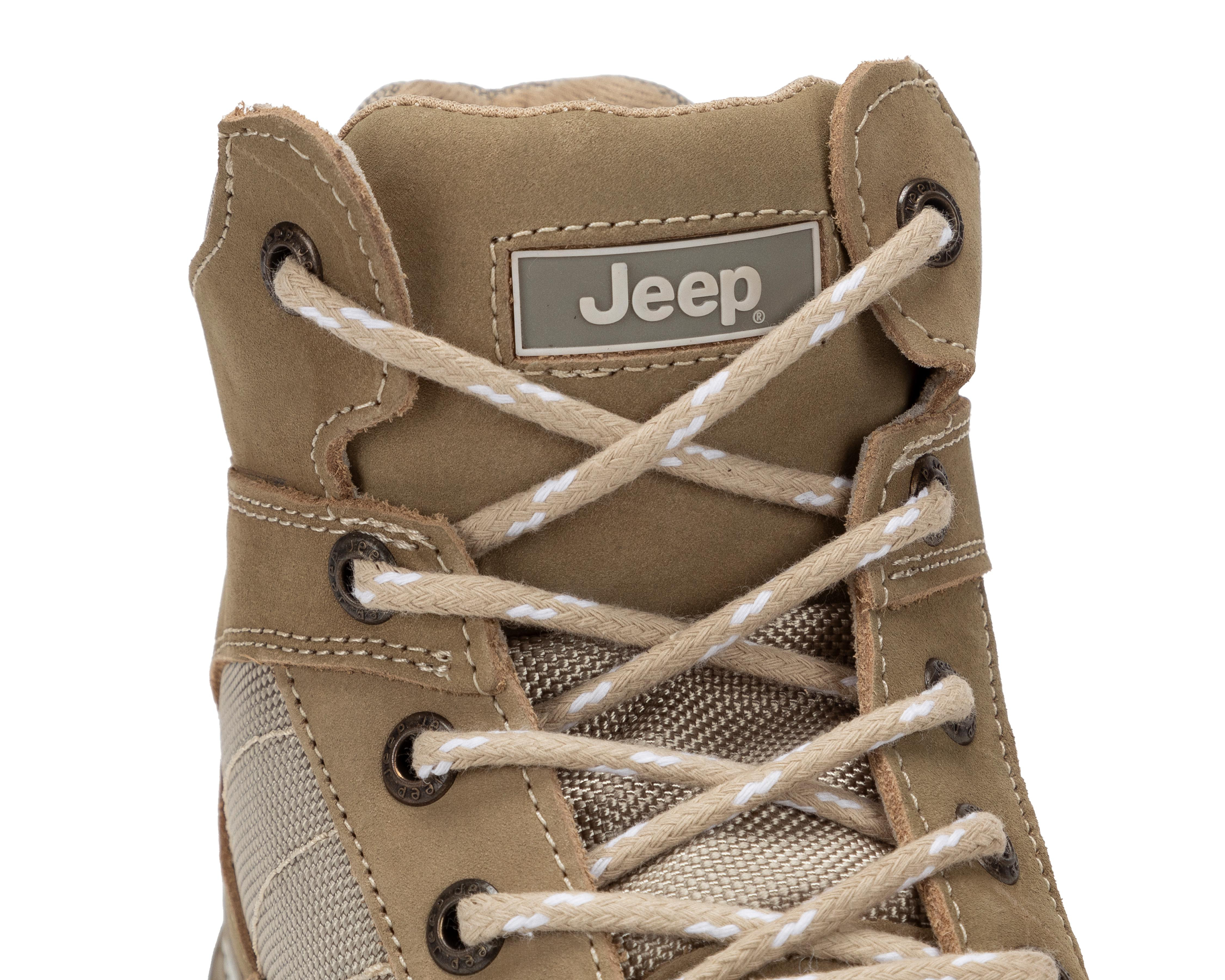 Foto 8 pulgar | Botas Outdoor Jeep de Piel para Hombre