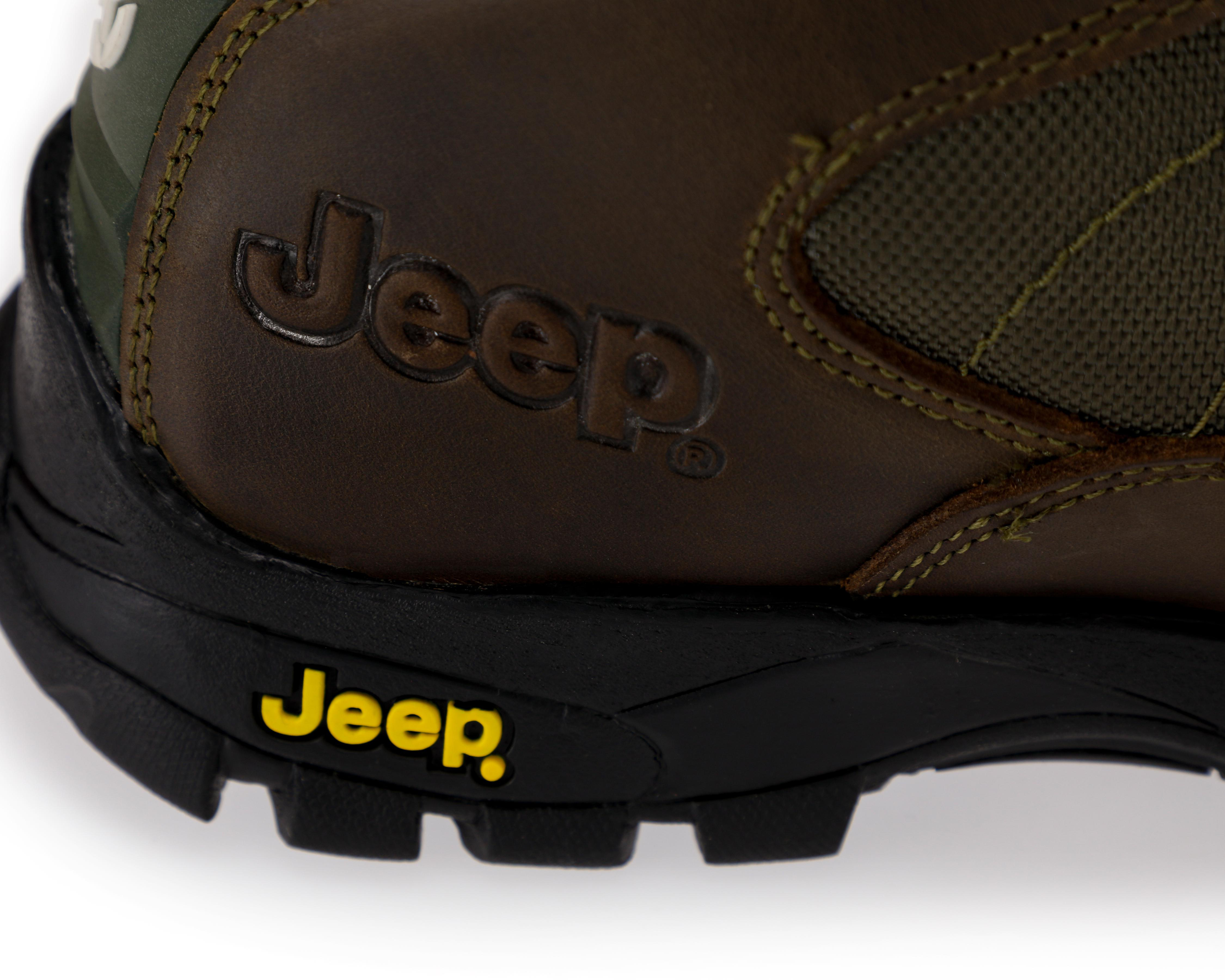 Foto 7 pulgar | Botas Outdoor Jeep de Piel para Hombre