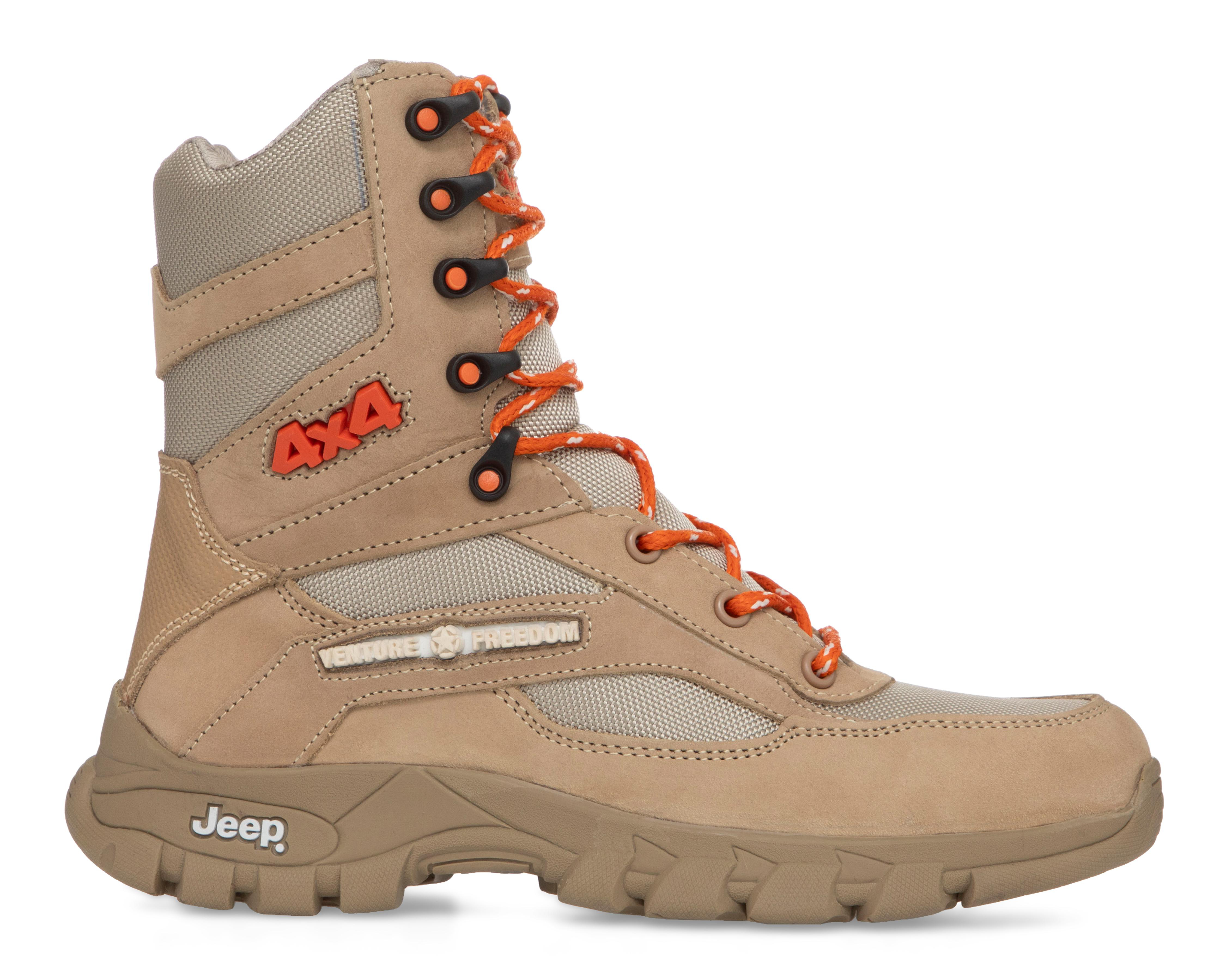 Foto 3 pulgar | Botas Outdoor Jeep de Piel para Hombre