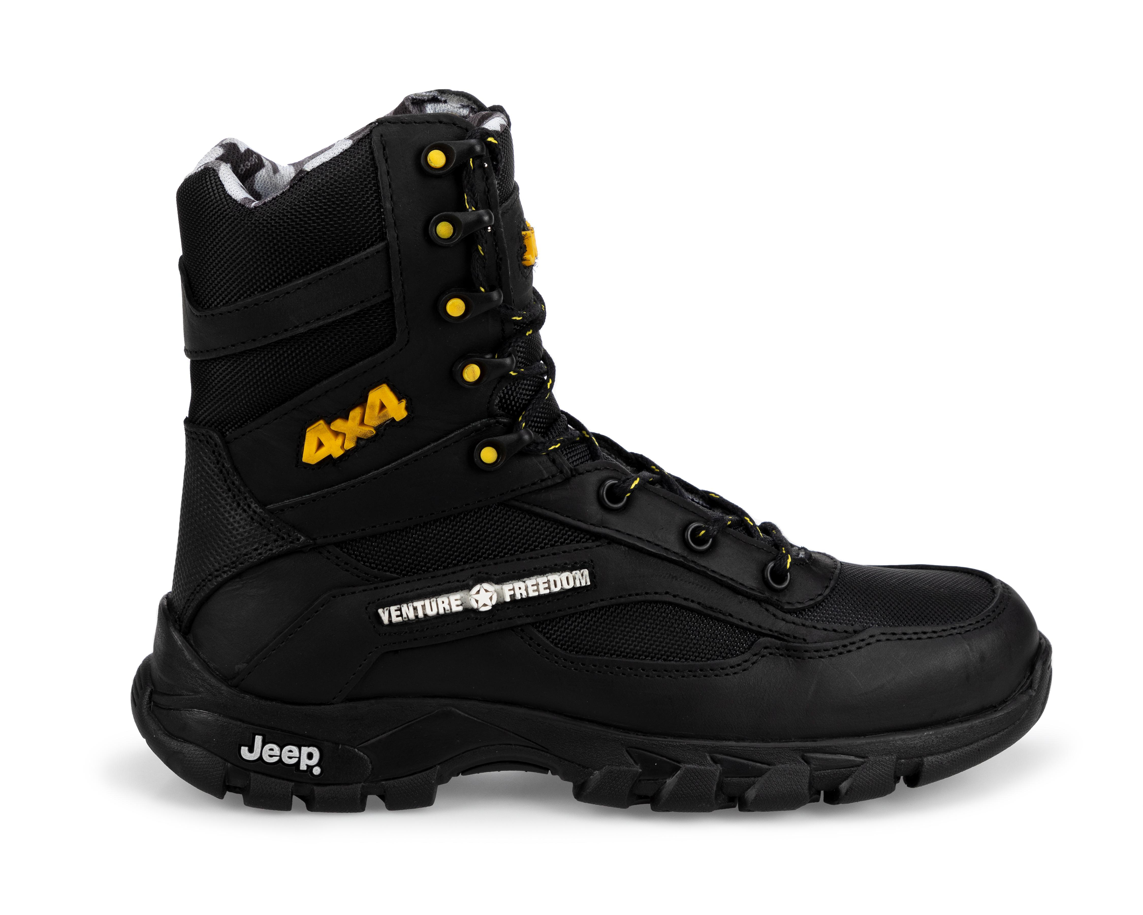 Foto 2 | Botas Outdoor Jeep de Piel para Hombre