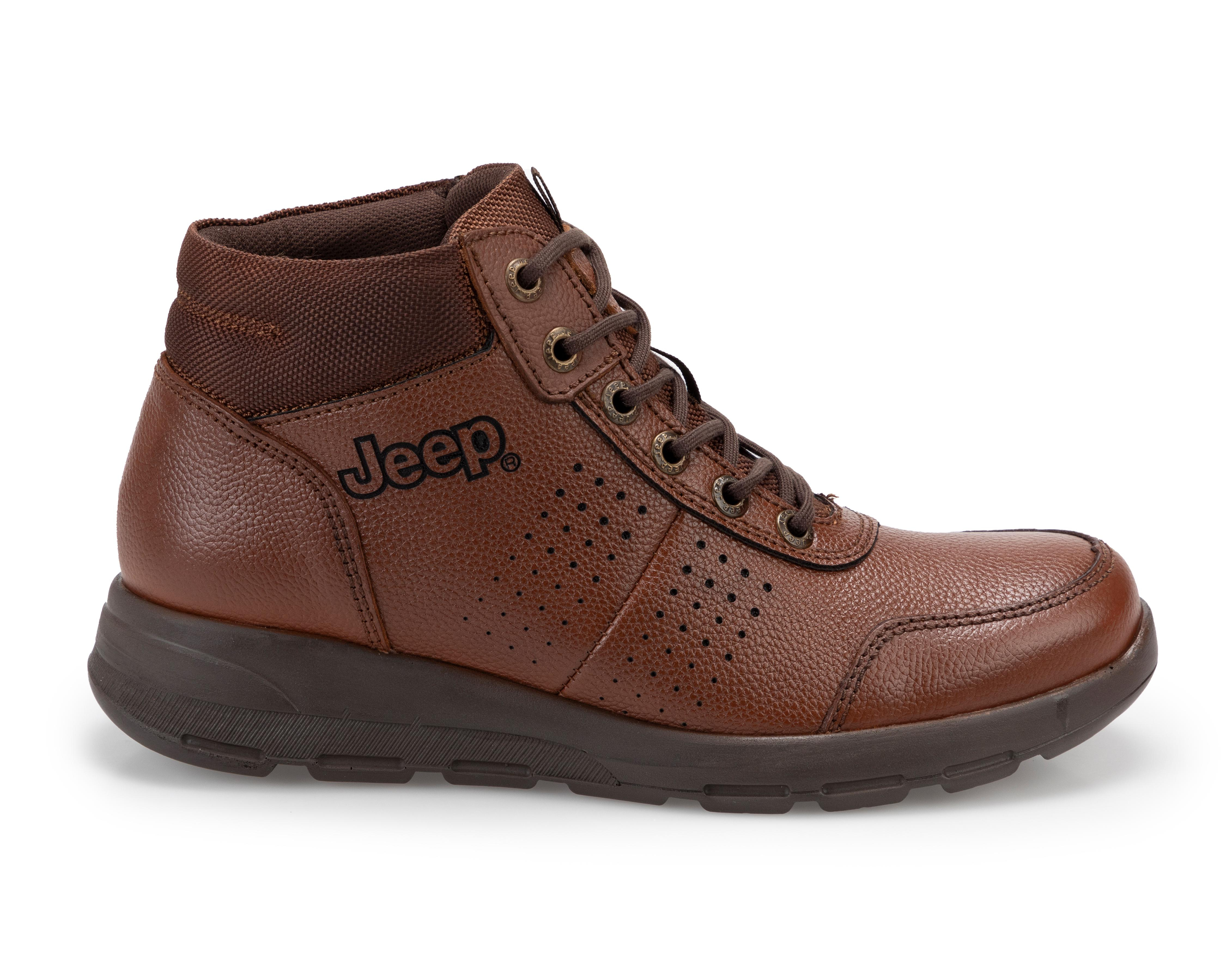 Foto 3 pulgar | Botas Outdoor Jeep de Piel para Hombre