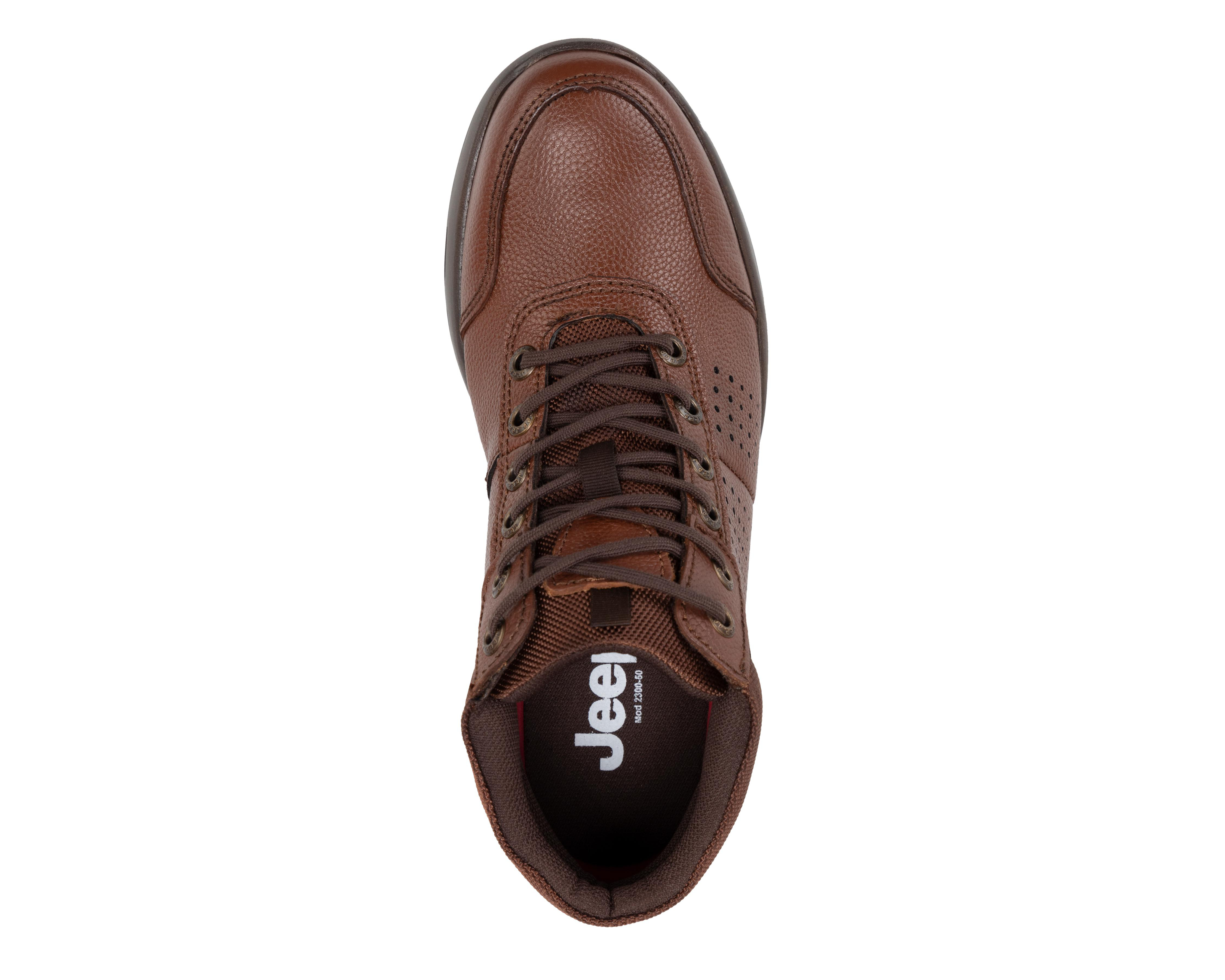 Foto 6 pulgar | Botas Outdoor Jeep de Piel para Hombre