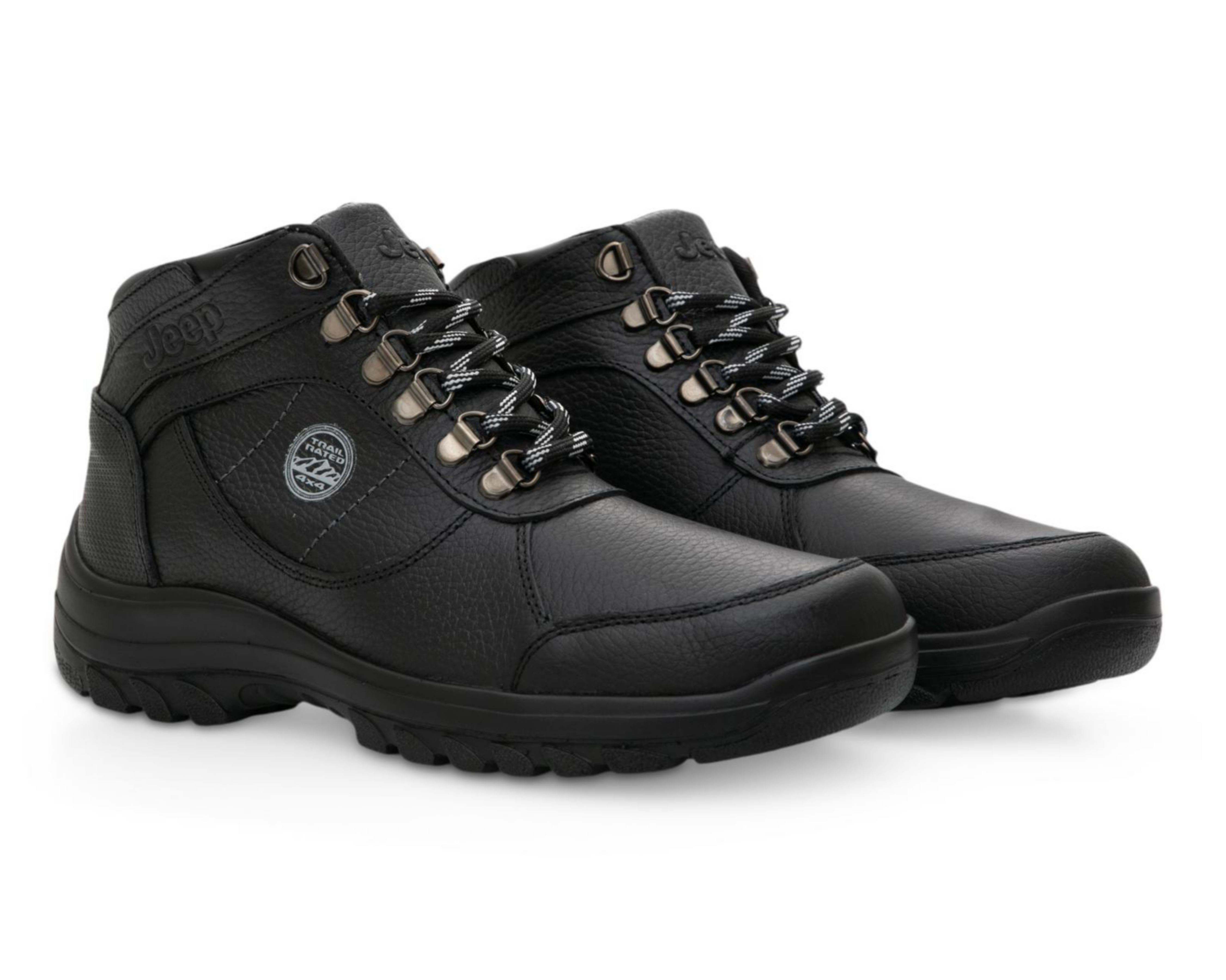 Foto 2 pulgar | Botas Outdoor Jeep de Piel para Hombre